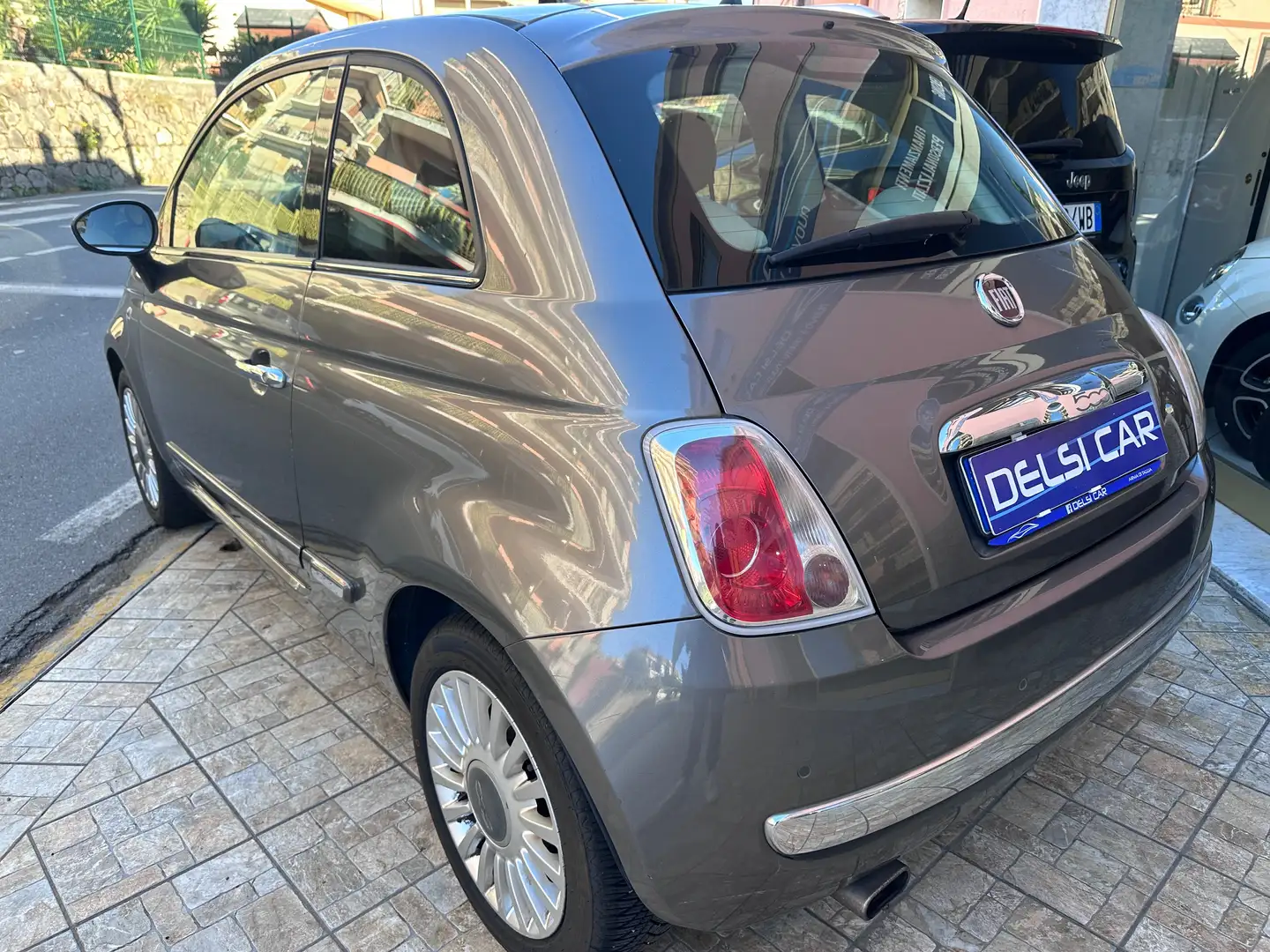 Fiat 500 1.2 Lounge 69cv-garanzia usato-unico proprietario Gris - 2