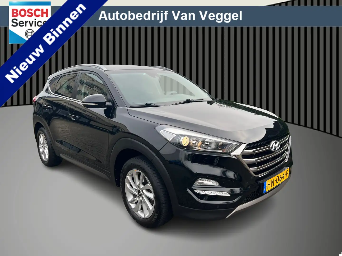 Hyundai TUCSON 1.6 GDi navi, cruise, camera, trekhaak, stoelverw Noir - 1