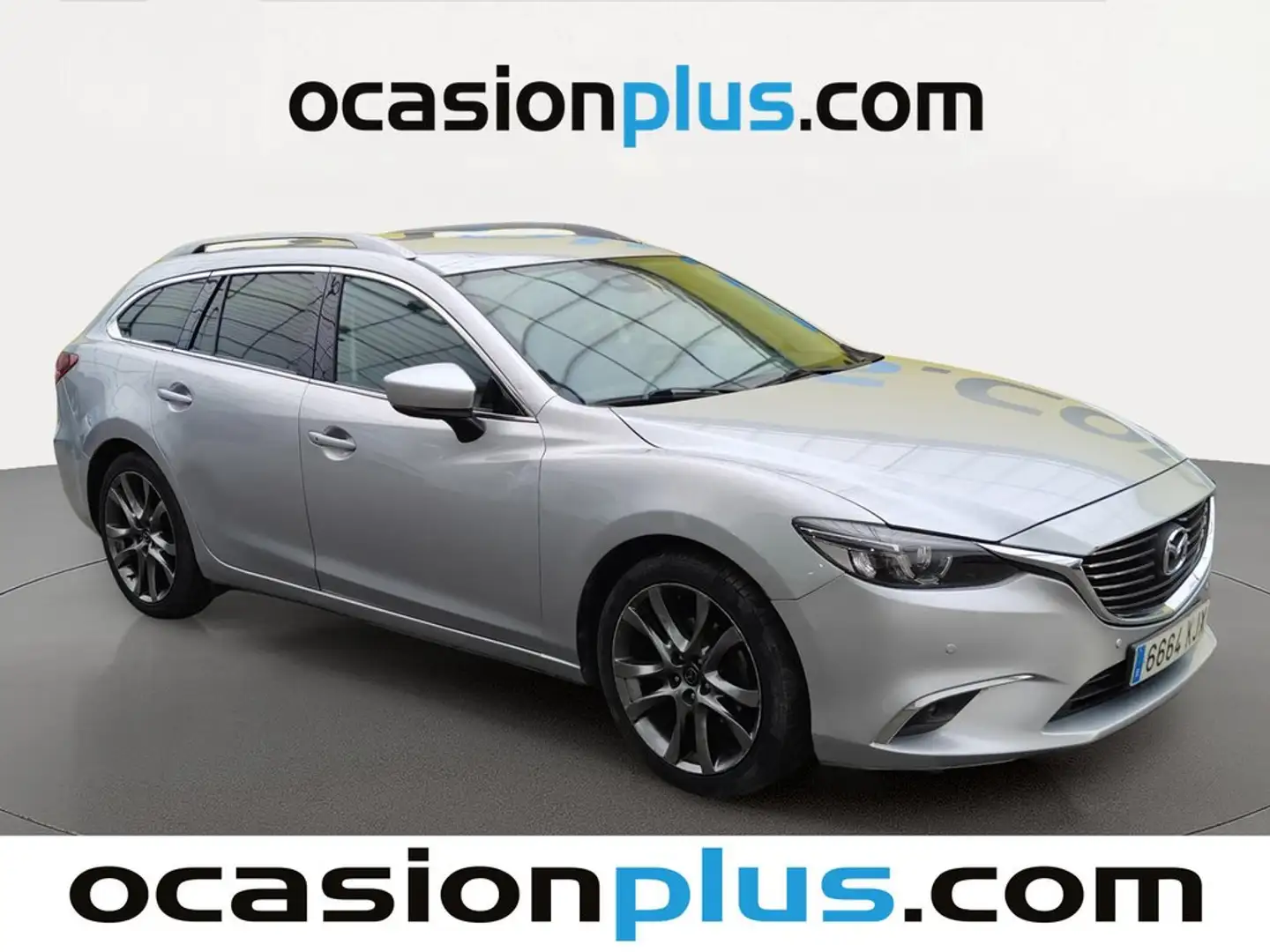 Mazda 6 W. 2.2DE Luxury (Navi) Aut. 110kW Gris - 2