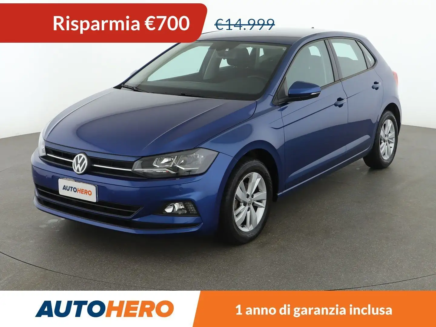 Volkswagen Polo 1.0 TSI Comfortline Bleu - 1