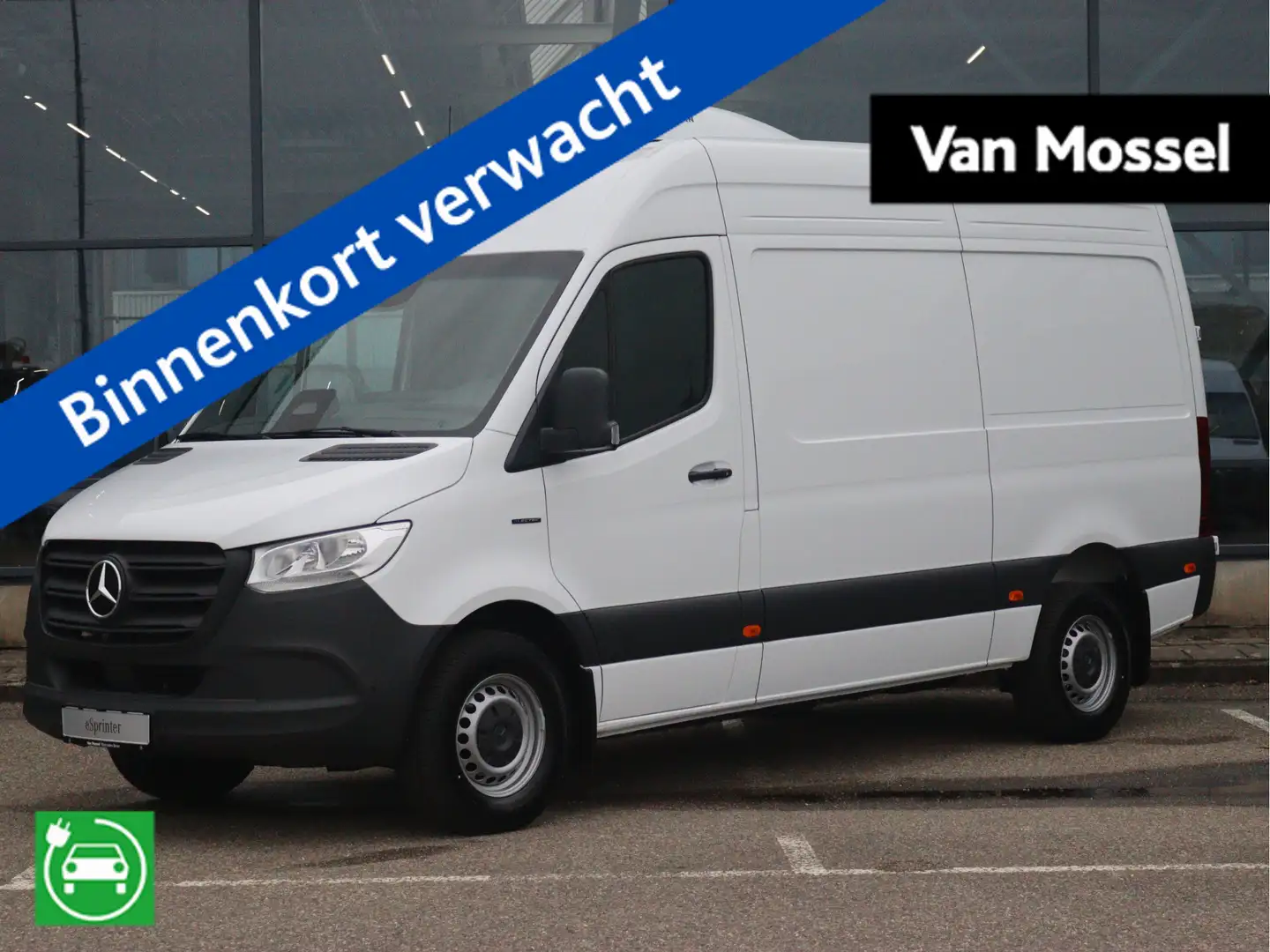 Mercedes-Benz 420 eSprinter L2 / H2 Pro 81kWh Koelwagen Blanco - 1