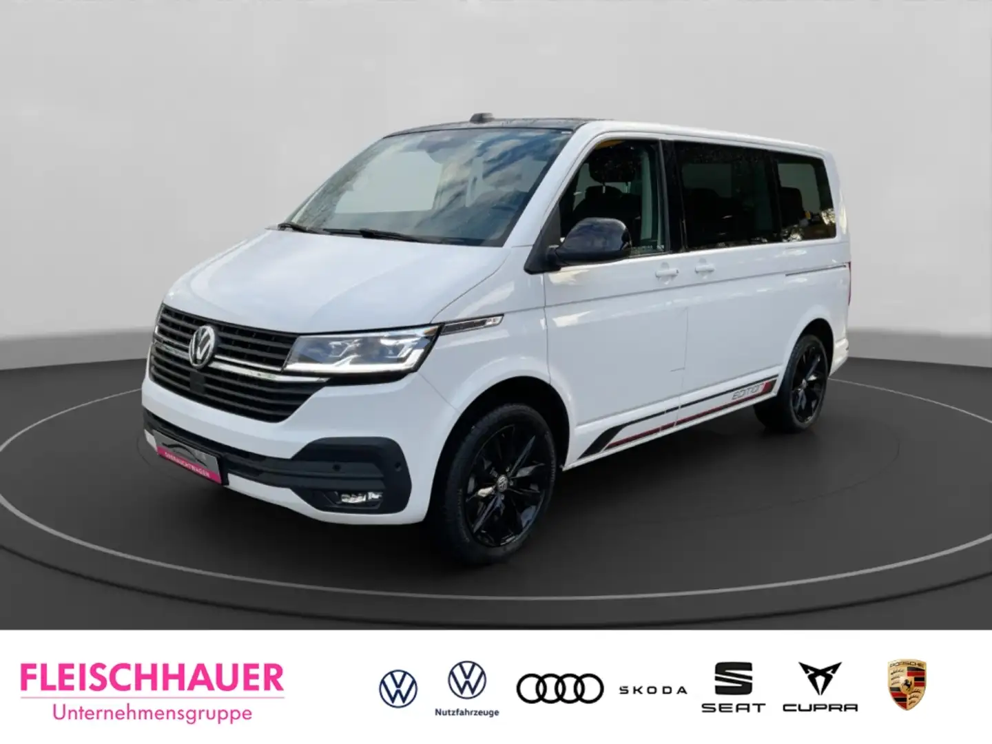 Volkswagen T6.1 Multivan 2.0 TDI DSG 4MOTION Navi Leder Digitales Cockpit L Weiß - 1