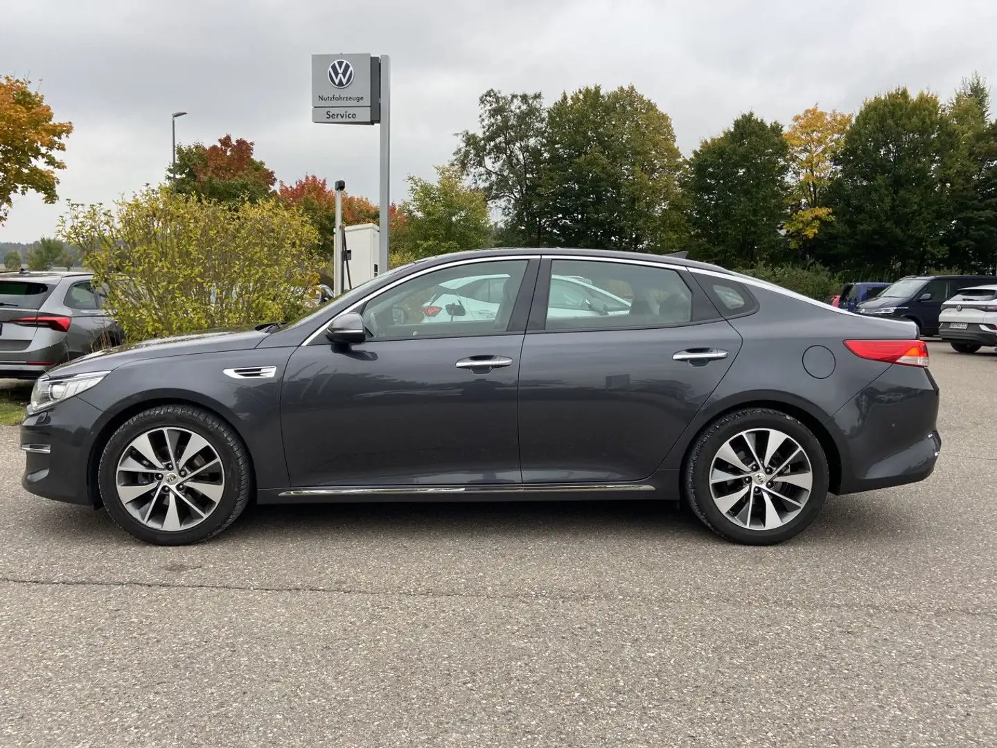 Kia Optima Lim. 1.7 DCT CRDI PANO+HARMAN-KARDON+NAVI Gris - 2