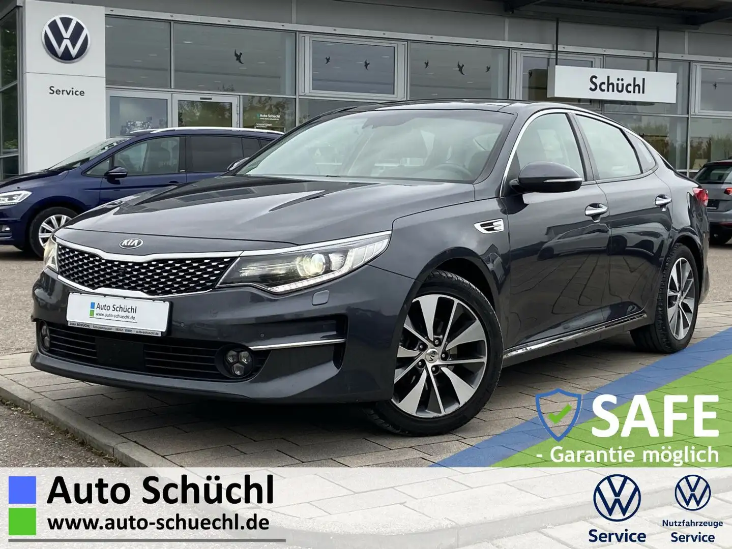 Kia Optima Lim. 1.7 DCT CRDI PANO+HARMAN-KARDON+NAVI Gris - 1