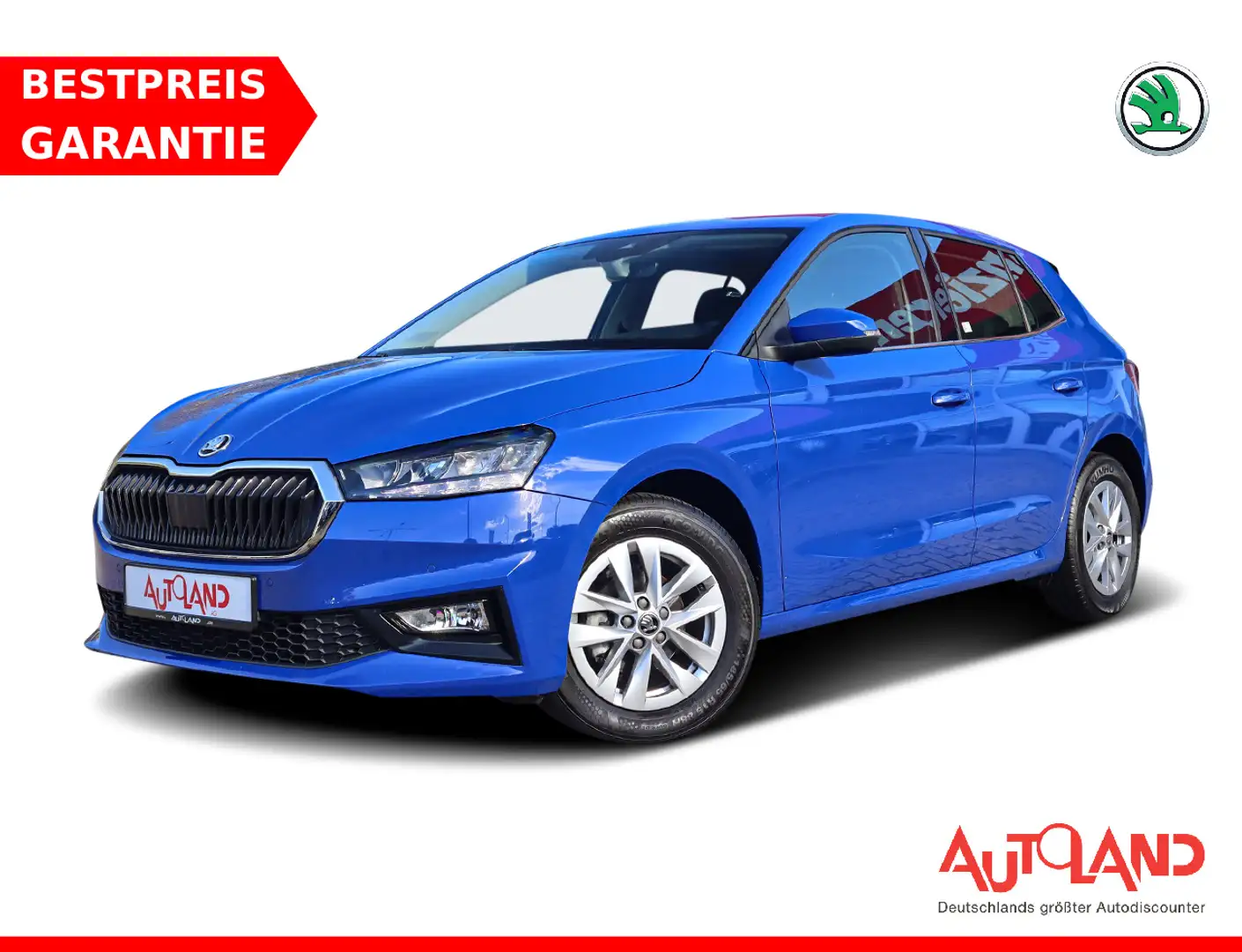 Skoda Fabia 1.0 TSI Style LED Navi Sitzheizung PDC DAB Blau - 1