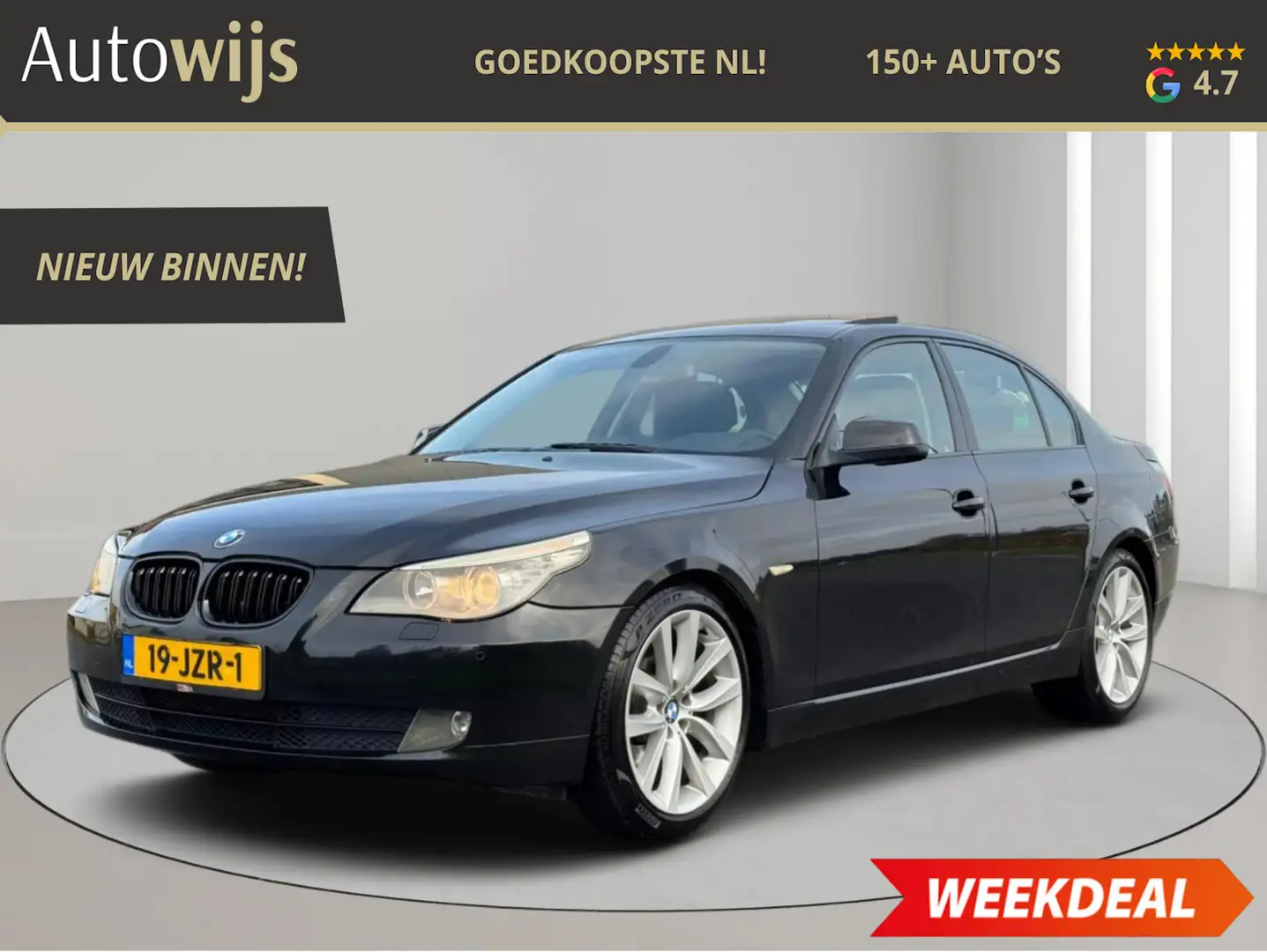 BMW 523 5-serie 523i Business Line Edition II|190PK|NL AUT Negro - 1