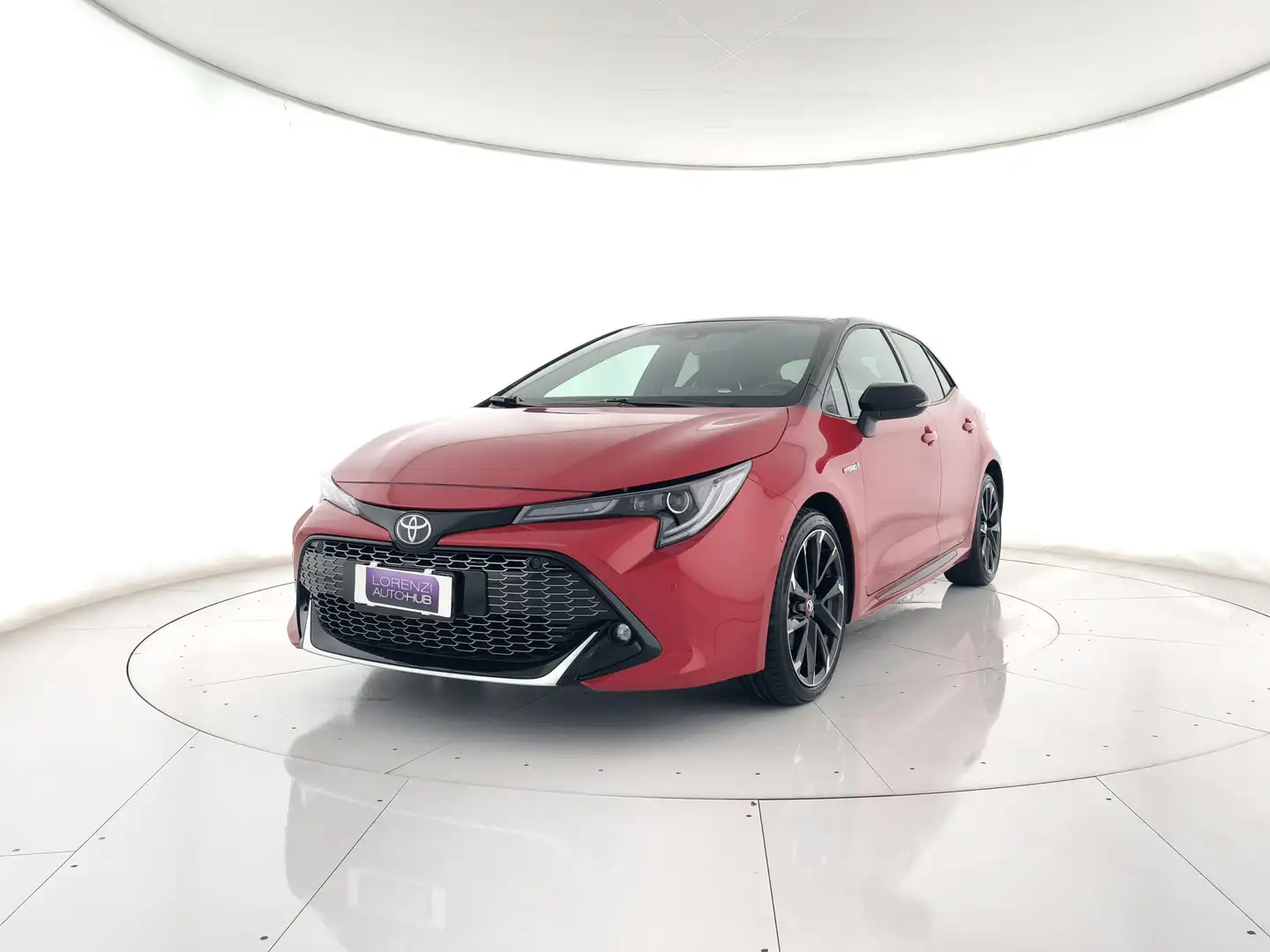 Toyota Corolla 2.0h GR Sport cvt CAMERA+ACC+APP CONNECT Rouge - 2