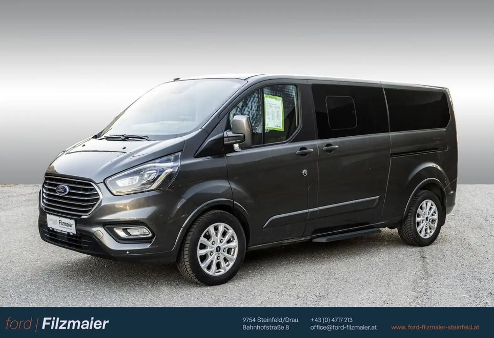 Ford Transit Custom 310 L2 Tourneo Titanium Grijs - 1