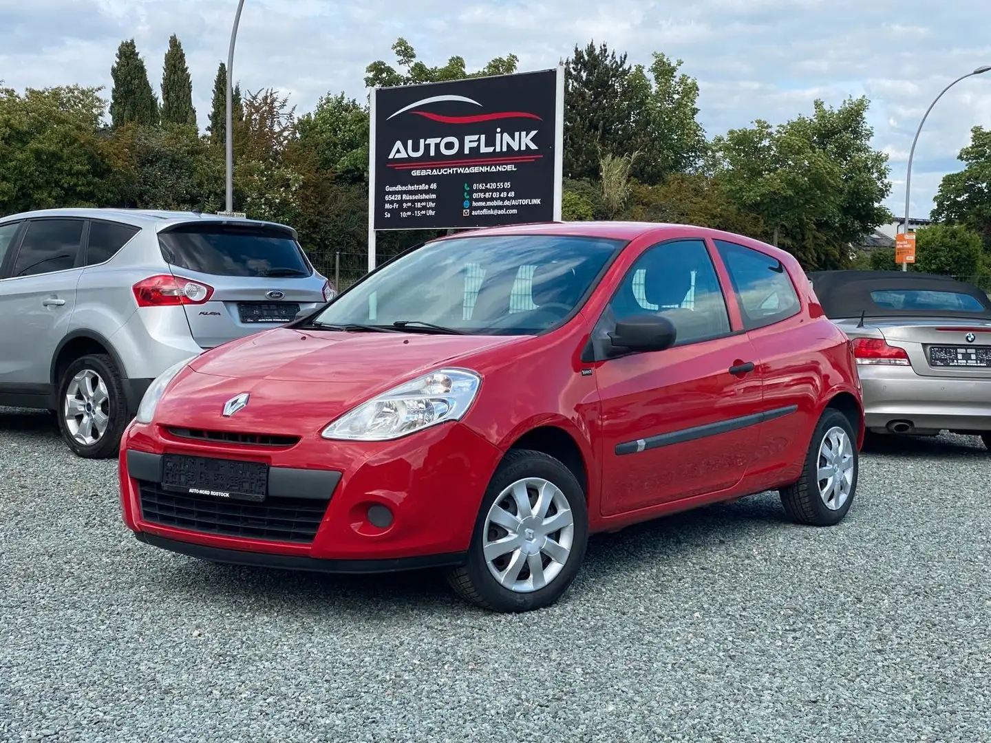 Renault Clio III 1.2 YAHOO! (TÜV NEU/ZAHNRIEMEN NEU) Rot - 1