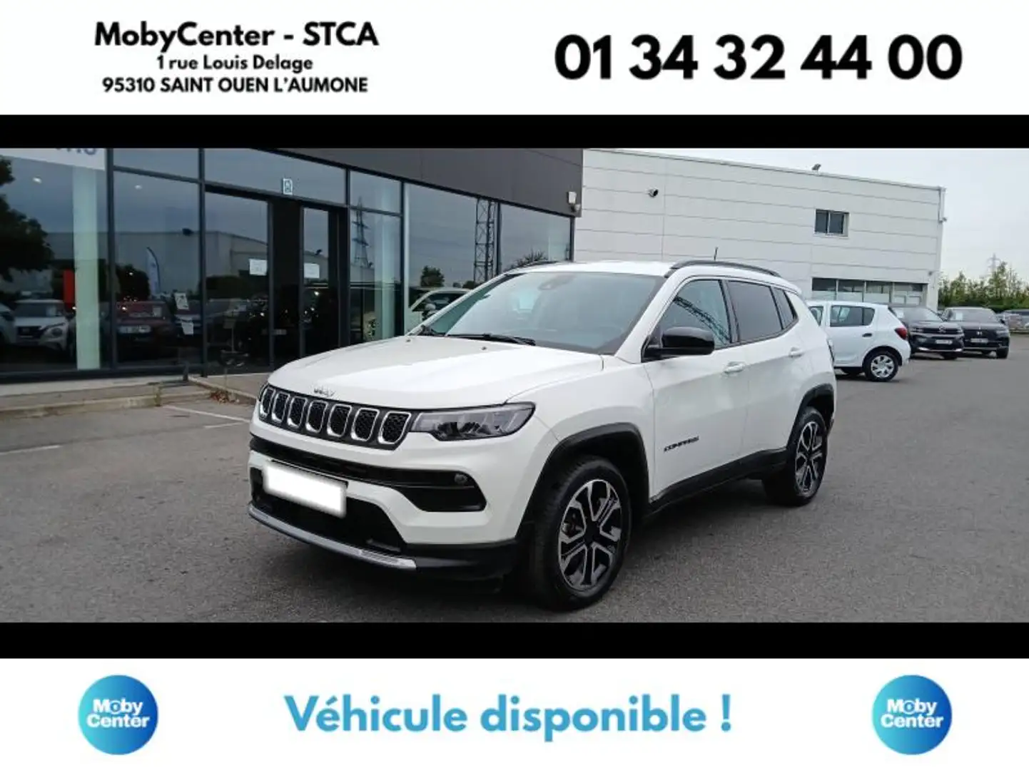 Jeep Compass 1.5 Turbo T4 130ch MHEV High Altitude 4x2 BVR7 Weiß - 1