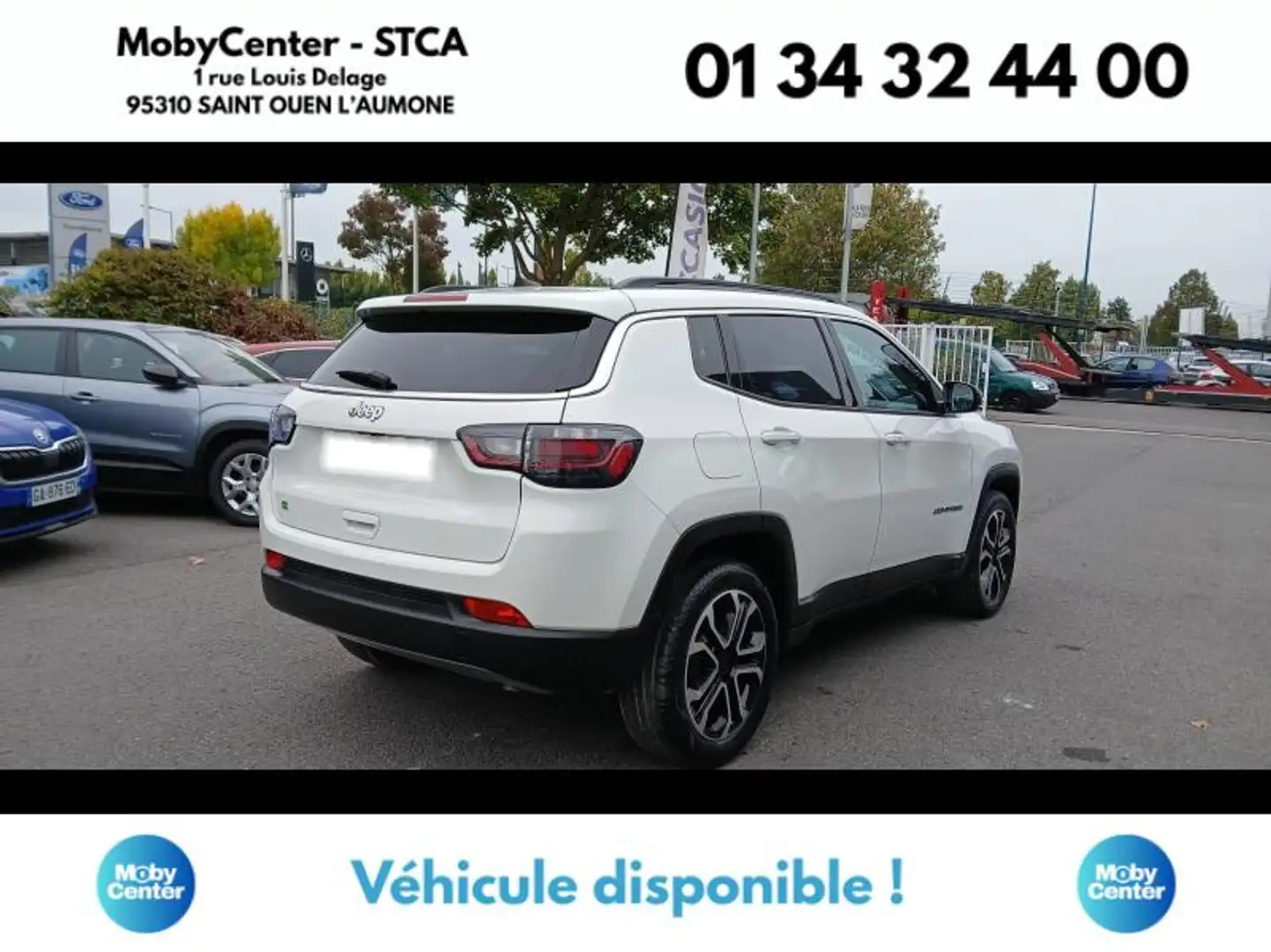 Jeep Compass 1.5 Turbo T4 130ch MHEV High Altitude 4x2 BVR7 Weiß - 2