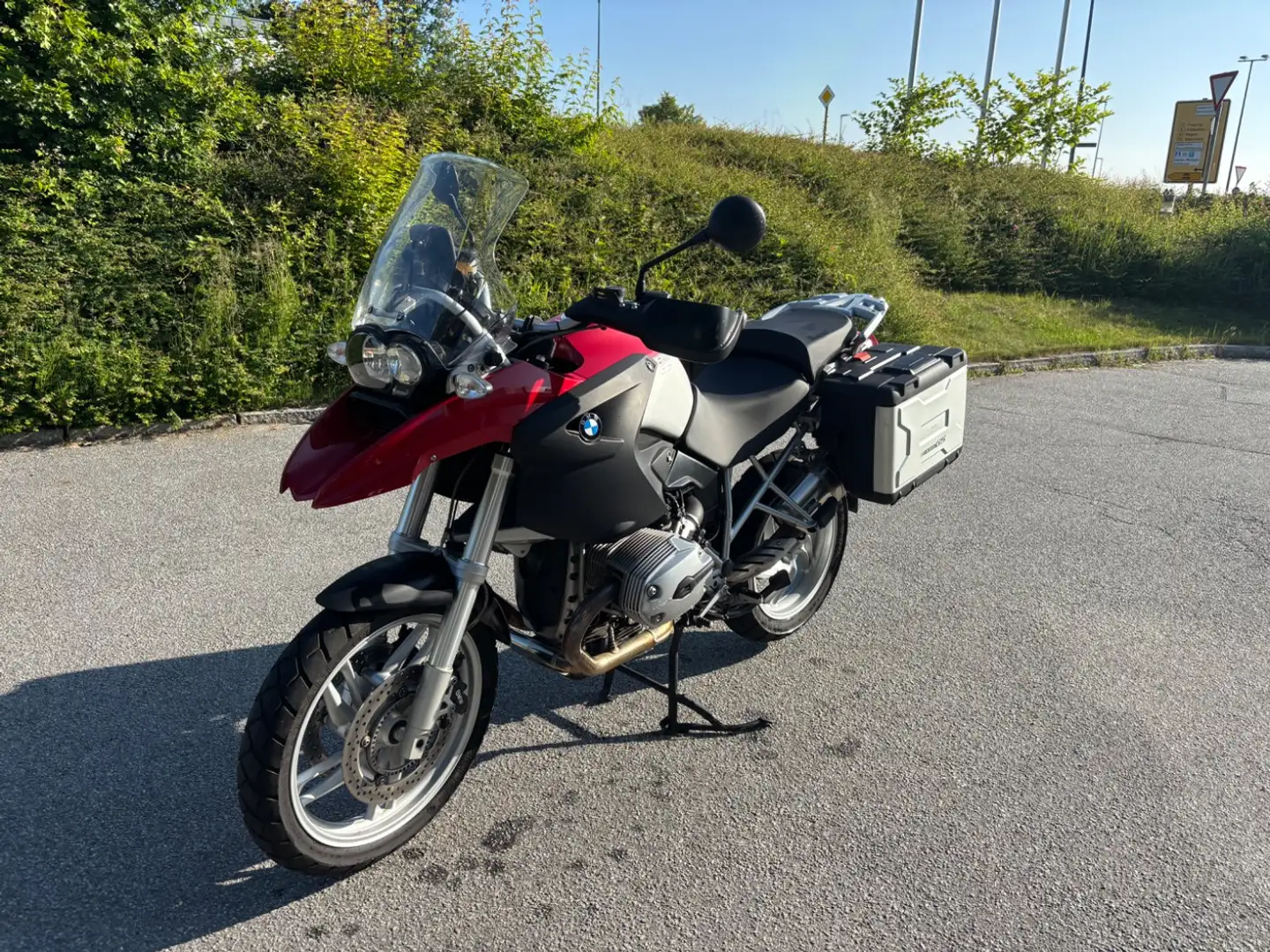 BMW R 1200 GS Kofferset gepflegt Rot - 2