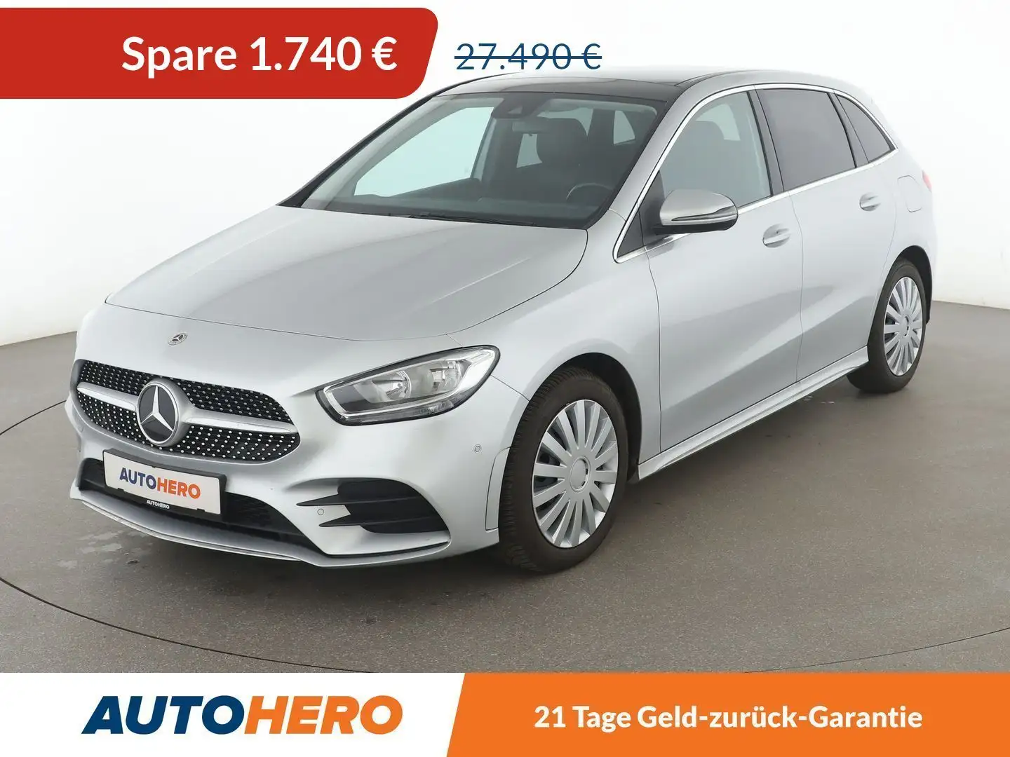 Mercedes-Benz B 250 B 250e AMG Line Aut.*NAVI*TEMPO*PDC*SHZ*KLIMA* Срібний - 1