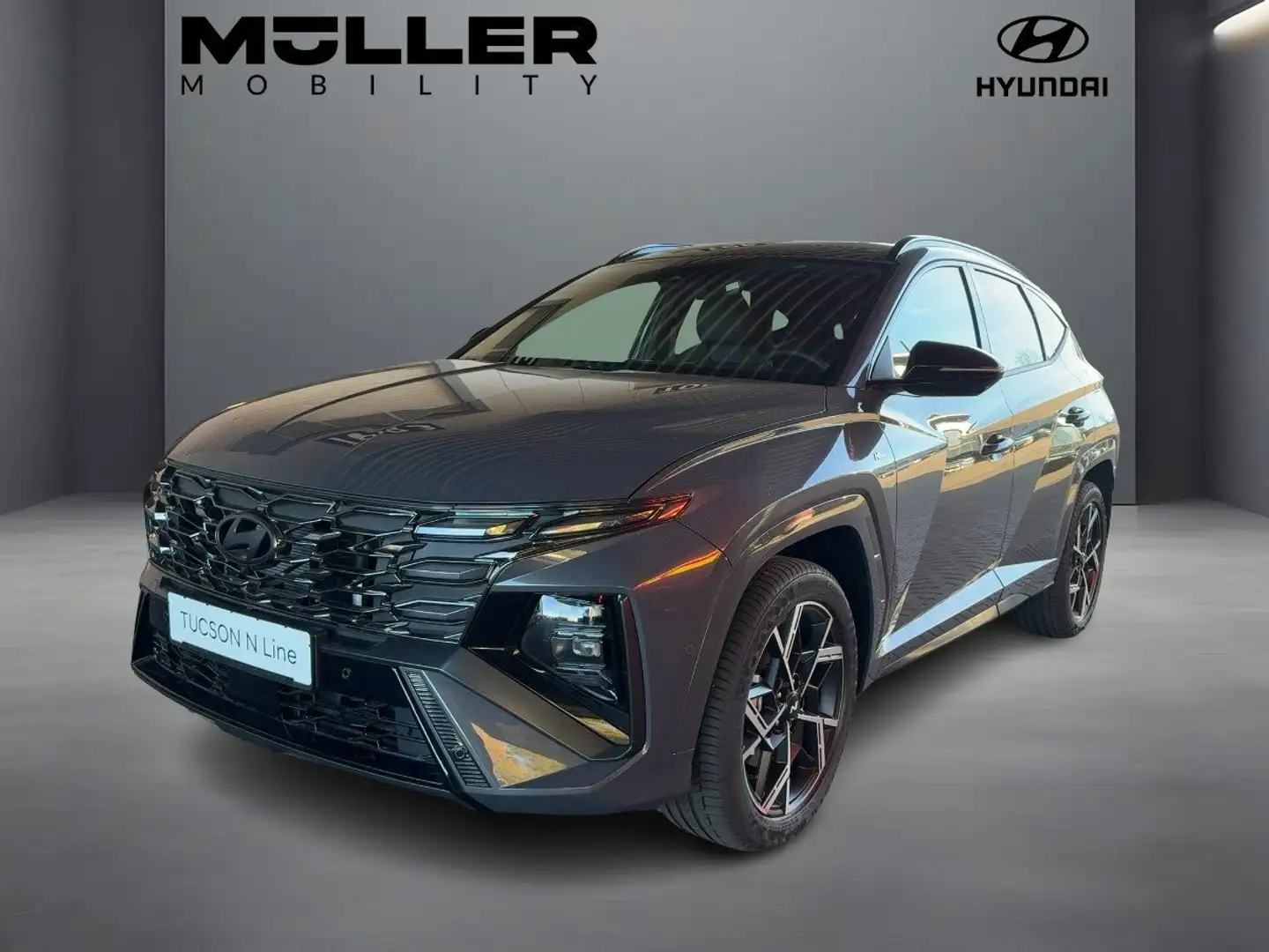 Hyundai TUCSON 1.6 T-GDI N Line HUD|S-Dach|TWA|AHK|Pano Grau - 1