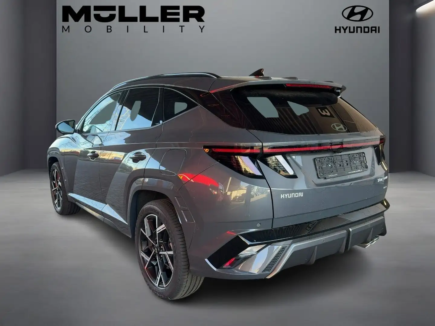 Hyundai TUCSON 1.6 T-GDI N Line HUD|S-Dach|TWA|AHK|Pano Grau - 2