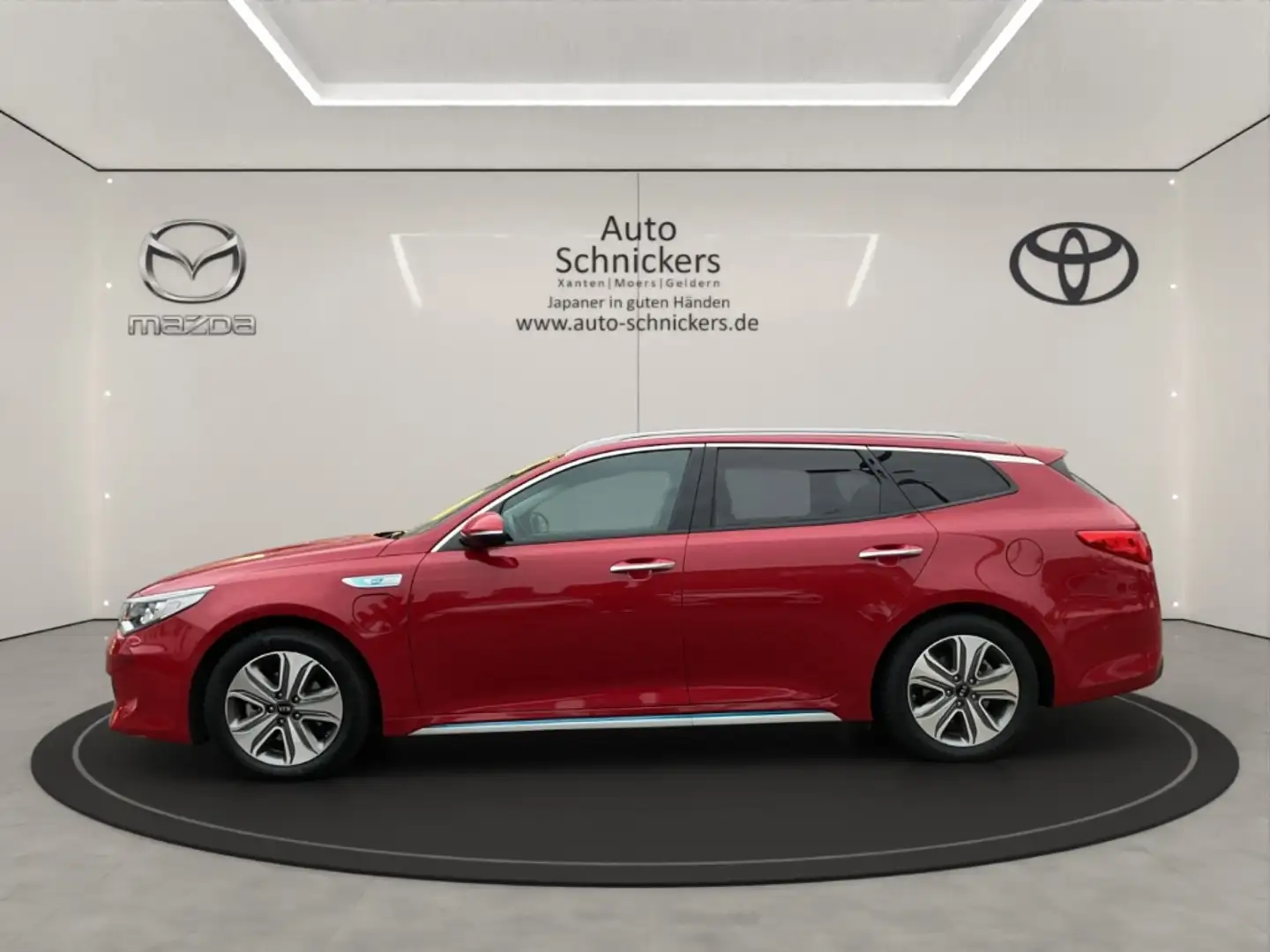 Kia Optima PLUG-IN SOMO Spirit+AHK+PANO+GJ-RÄDER !! Roşu - 2
