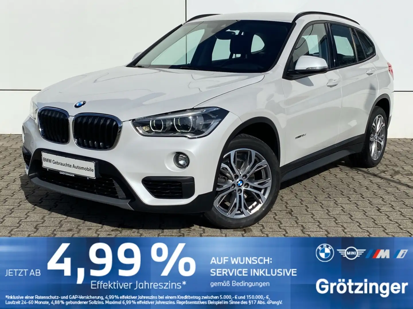 BMW X1 sDrive18d Advantage LED+NAVI+AUT+Sportsitze+ Bianco - 1