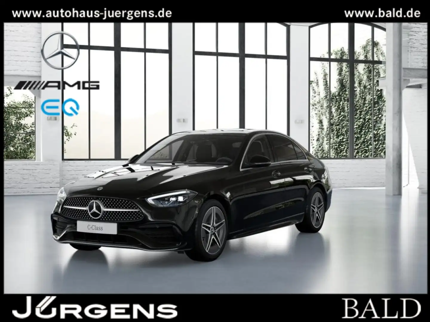 Mercedes-Benz C 200 4M AMG-Sport/SHD/LED/Kamera/Ambiente/18" Schwarz - 1