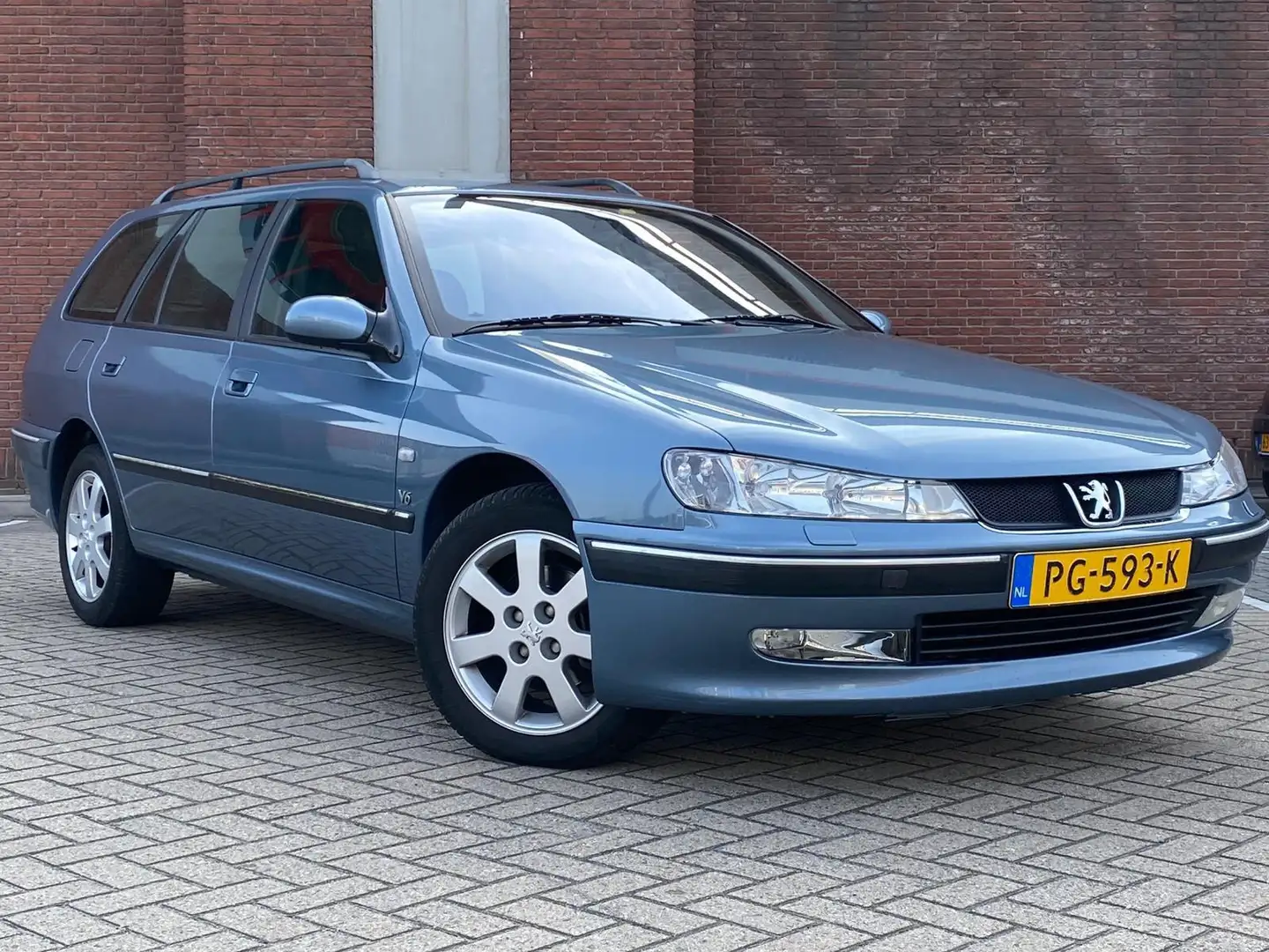 Peugeot 406 Break 3.0-24V V6 Gentry|AUTOMAAT|LEDER|1EIG|DEALER Blauw - 1