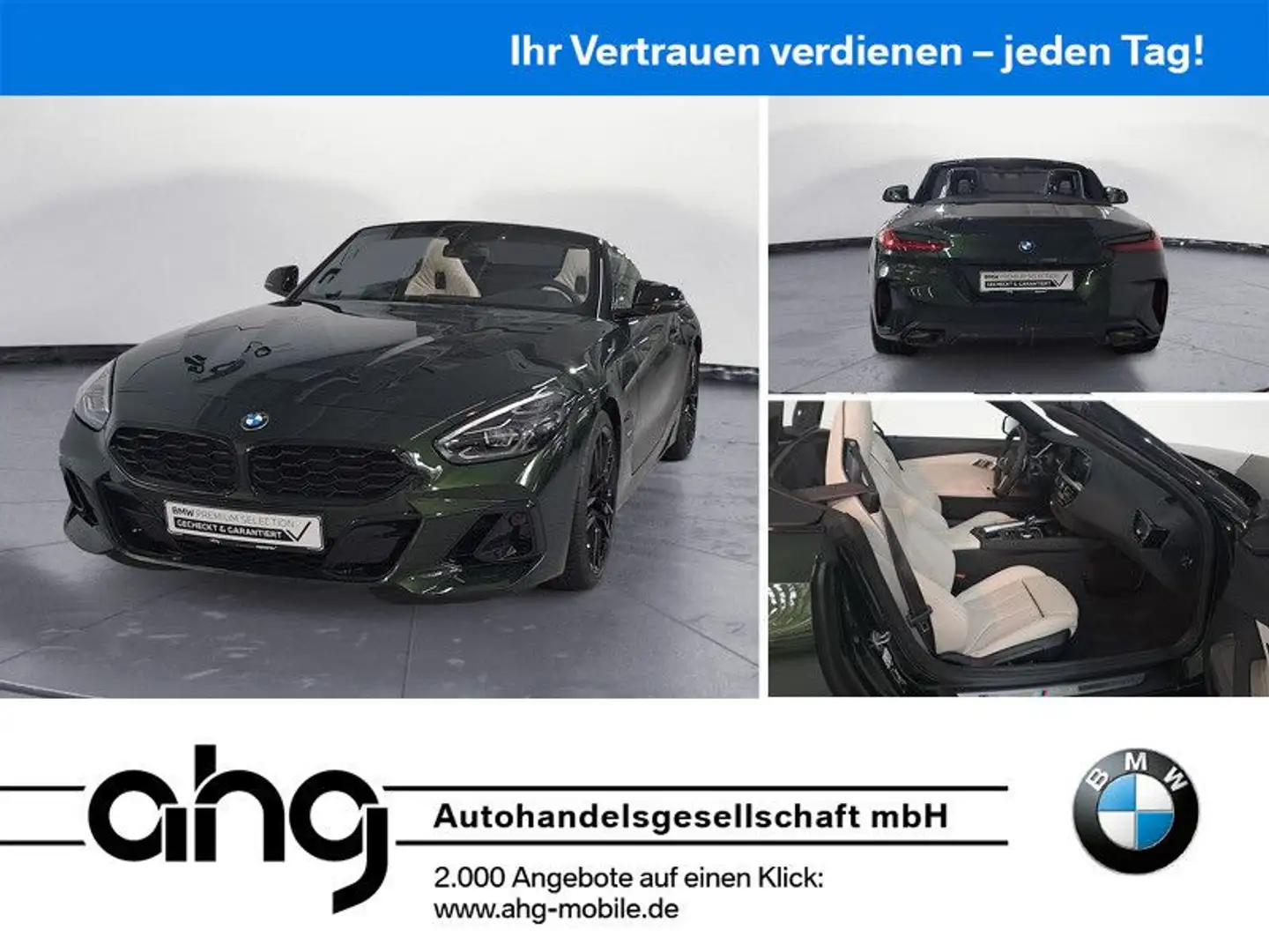 BMW Z4 M40i Cabrio M-Sprt Aut. Innovationsp. Head-Up Groen - 1