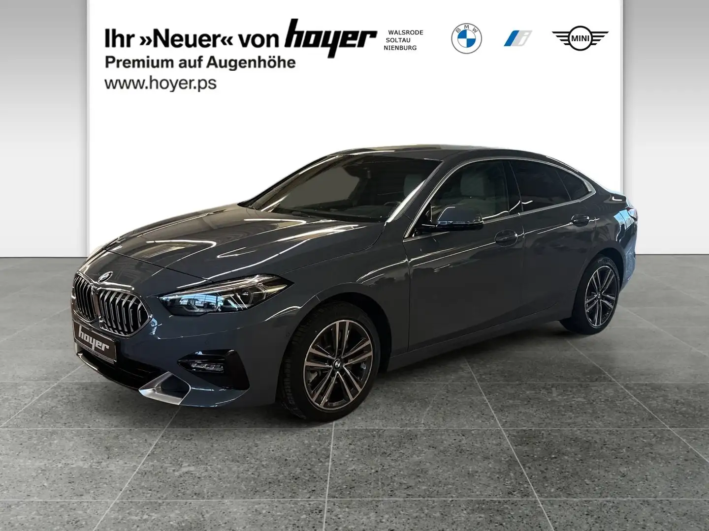 BMW 220 d Gran Coupé Luxury Line Head-Up HiFi DAB Grau - 1