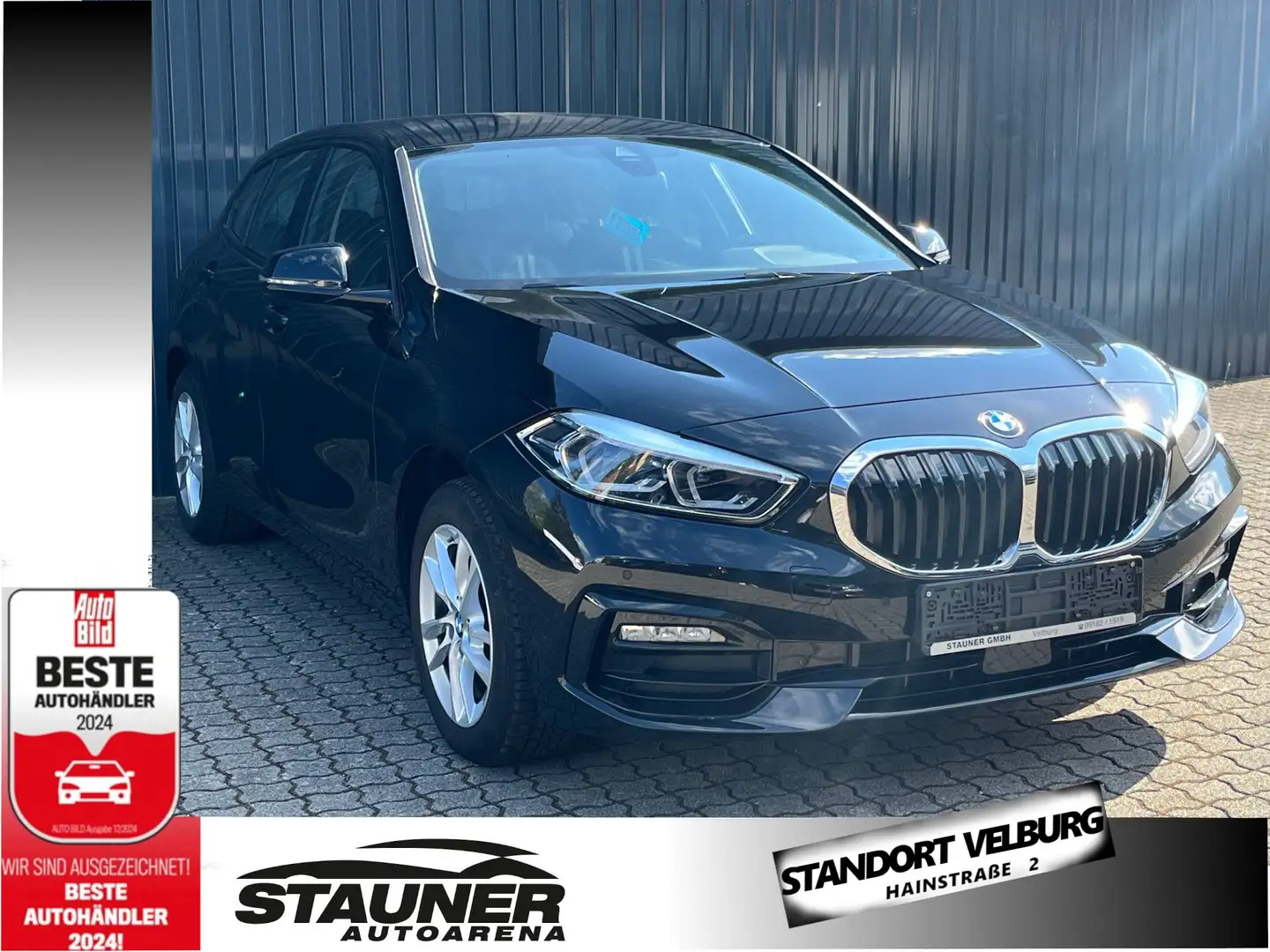 BMW 118 i Aut. SPORT LINE /HiFi/Lenkradheizung/Navi/LED Schwarz - 1