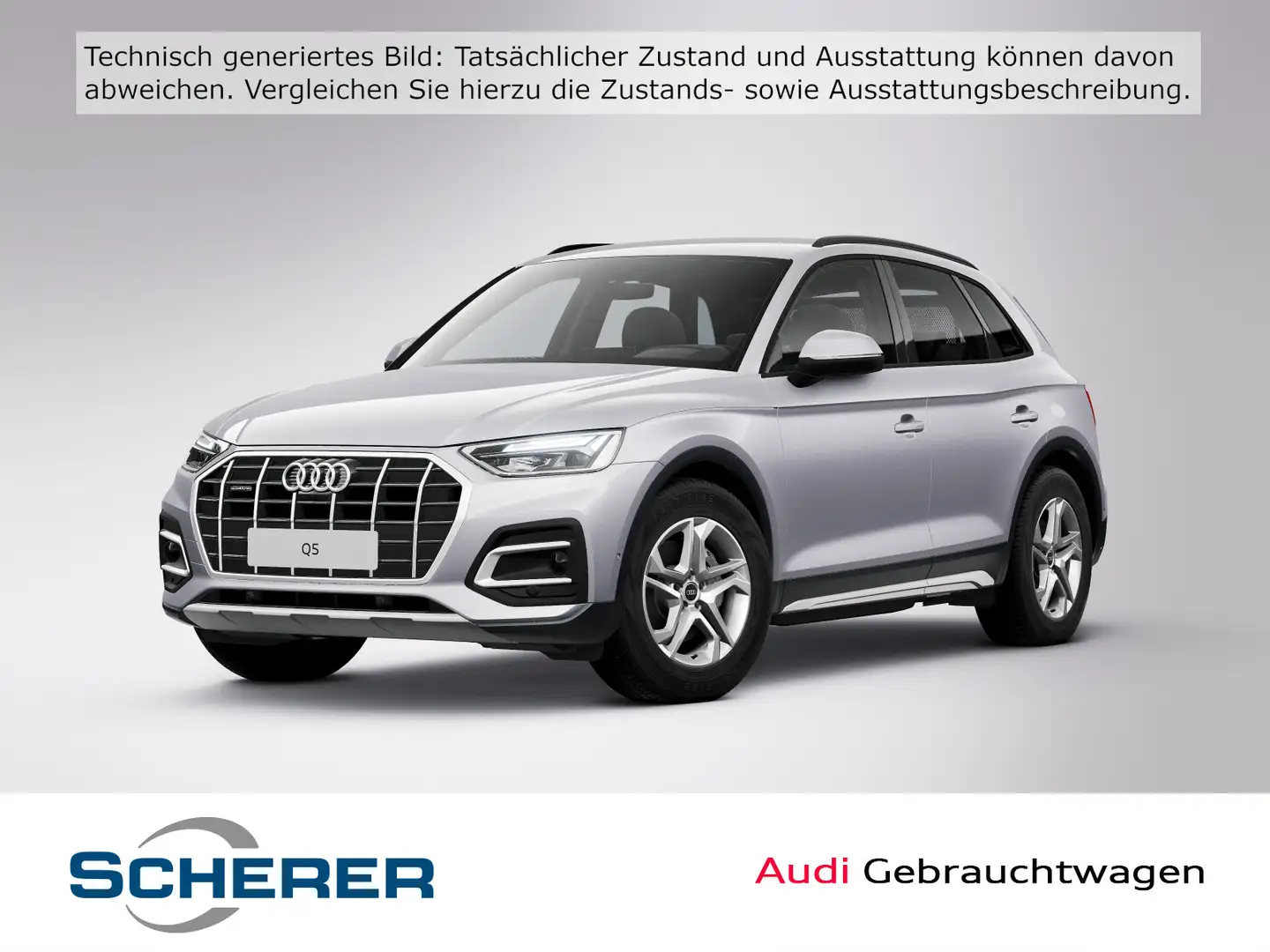 Audi Q5 SUV 40 TFSI quattro LED EINPARKHILFE NAVI SHZ Silber - 1