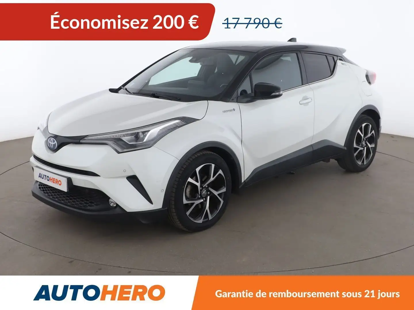 Toyota C-HR 1.8 Hybride Graphic Blanc - 1