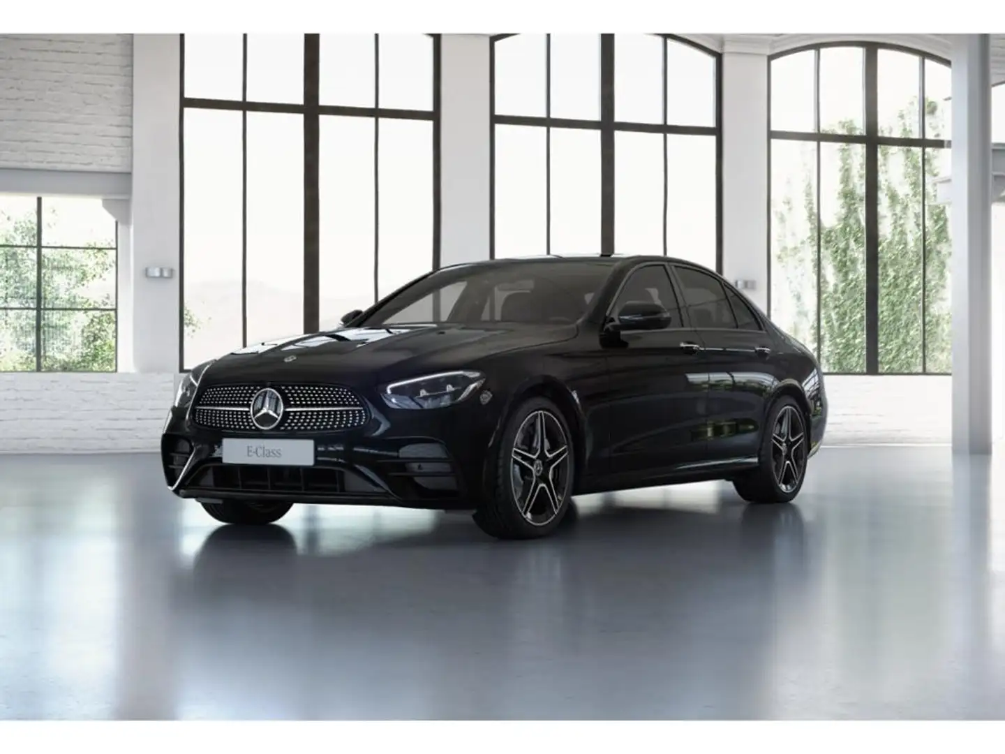 Mercedes-Benz E 450 4M AMG-Line+Night+DISTRON+HUP+Standhzg+LED Schwarz - 2