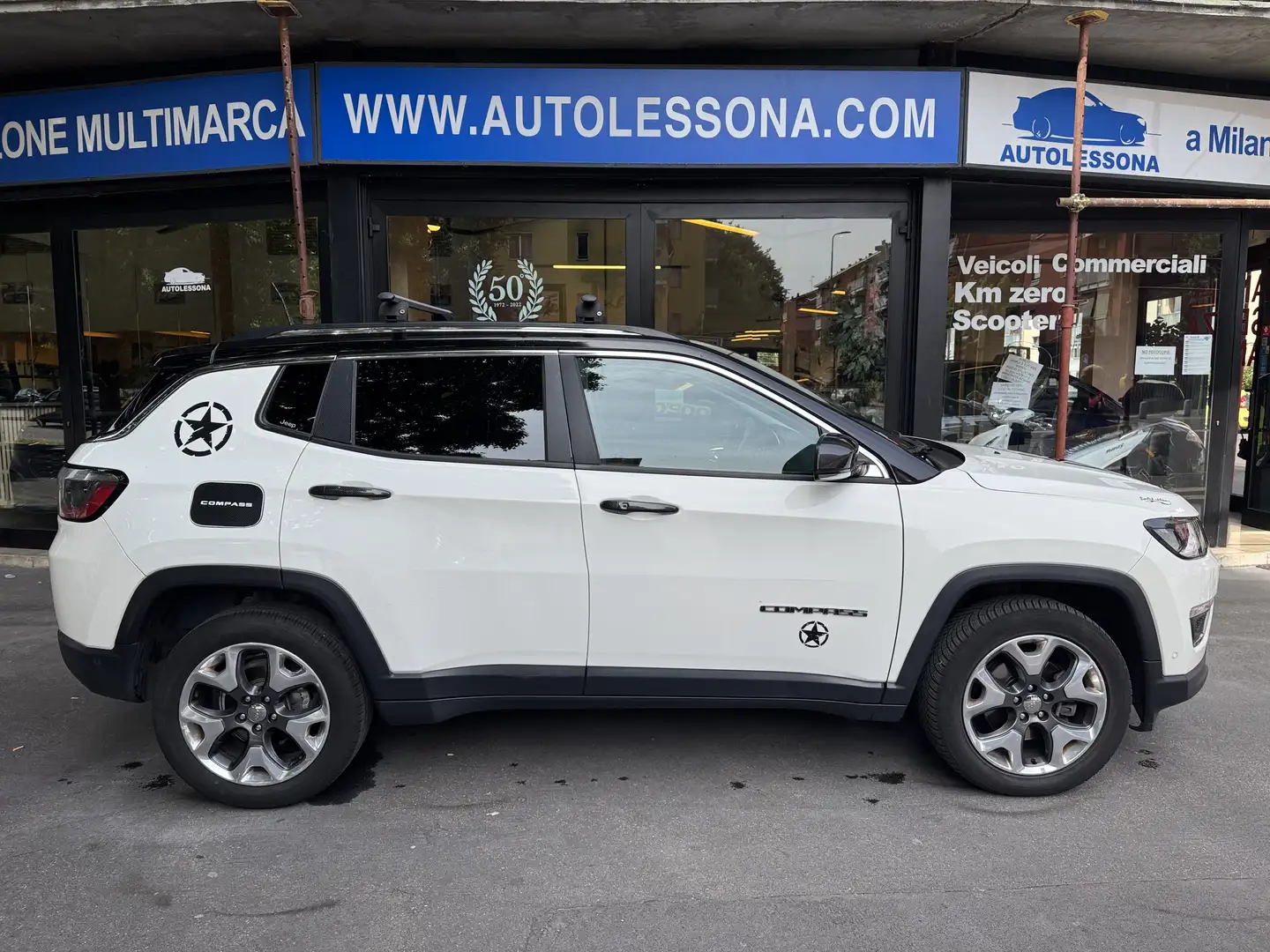 Jeep Compass Compass 2.0 mjt Limited 4wd 140cv auto Bianco - 1