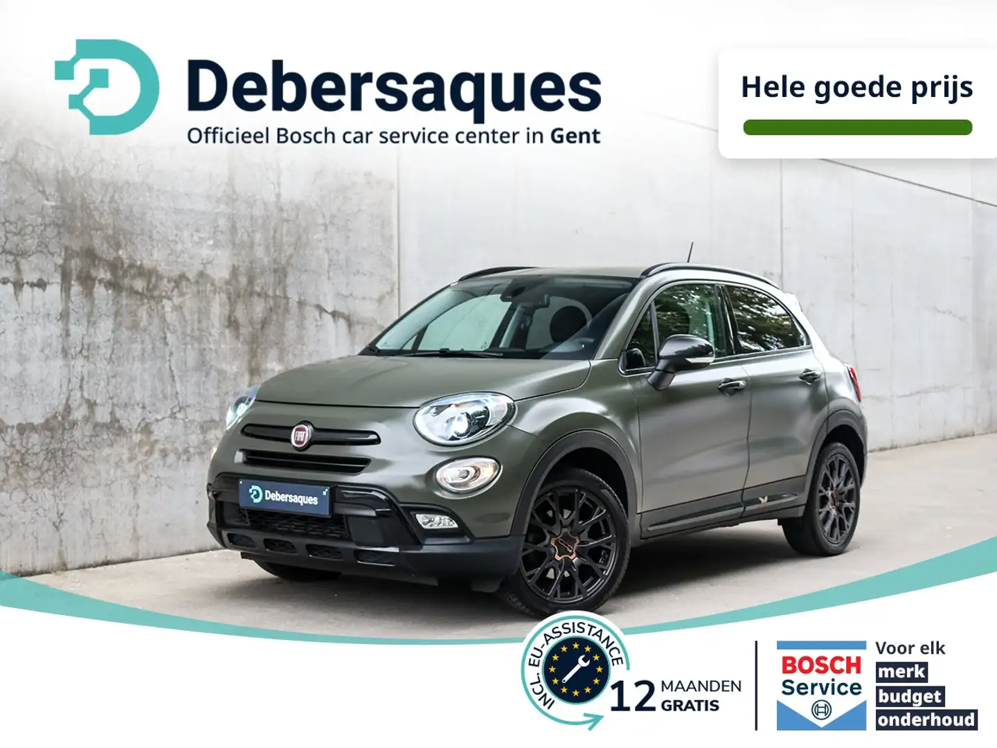 Fiat 500X 1.4 AUTOMAAT NAVI BLINDSPOT Vert - 1