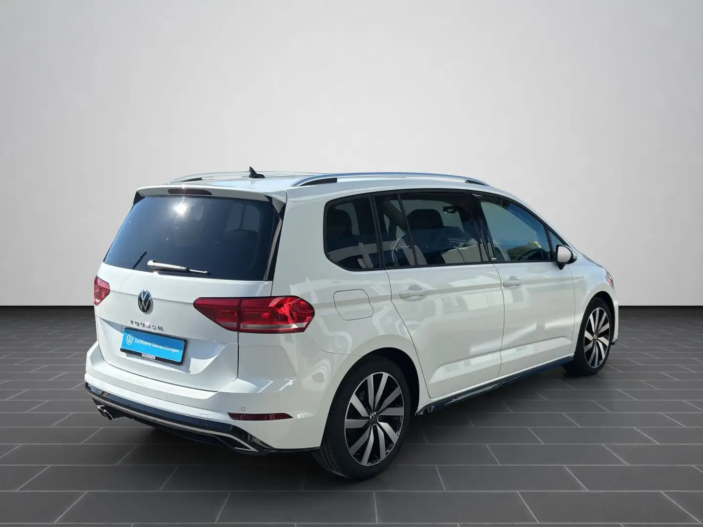 Volkswagen Touran 2.0 TDI DSG R line 7-Sitzer CARPLAY AHK Blanc - 2