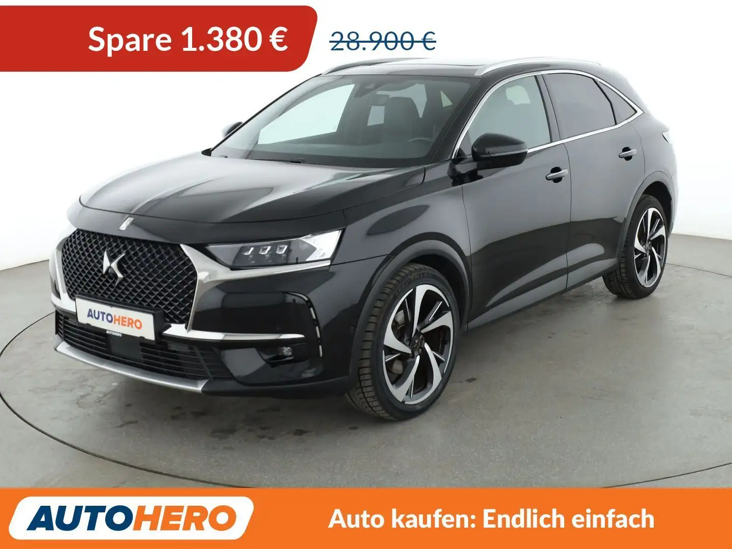 DS Automobiles DS 7 Crossback 2.0 Blue-HDi GrandChic Aut.*NAVI*CAM*SHZ*TEMPO* Schwarz - 1