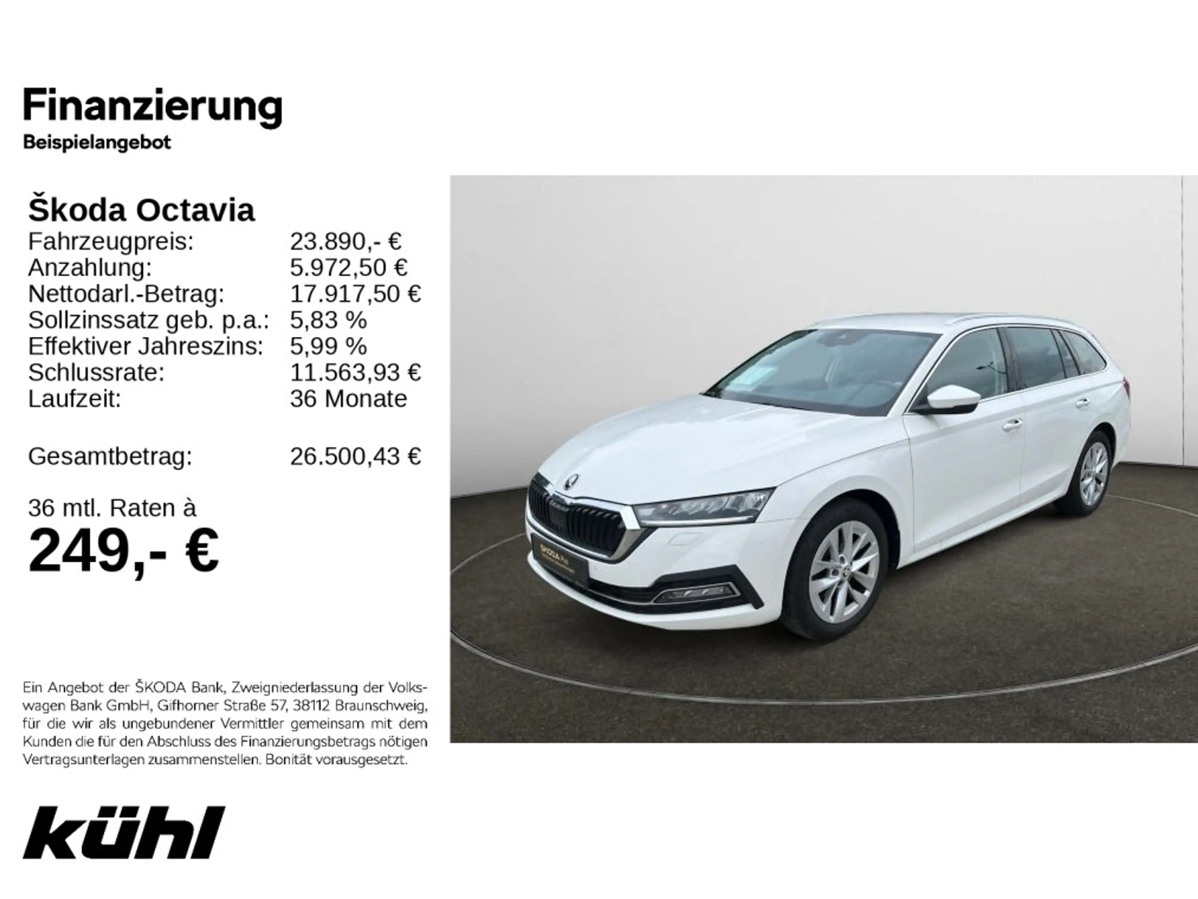 Skoda Octavia Combi 2.0 TDI DSG Style Navi,e.Heckklapp
