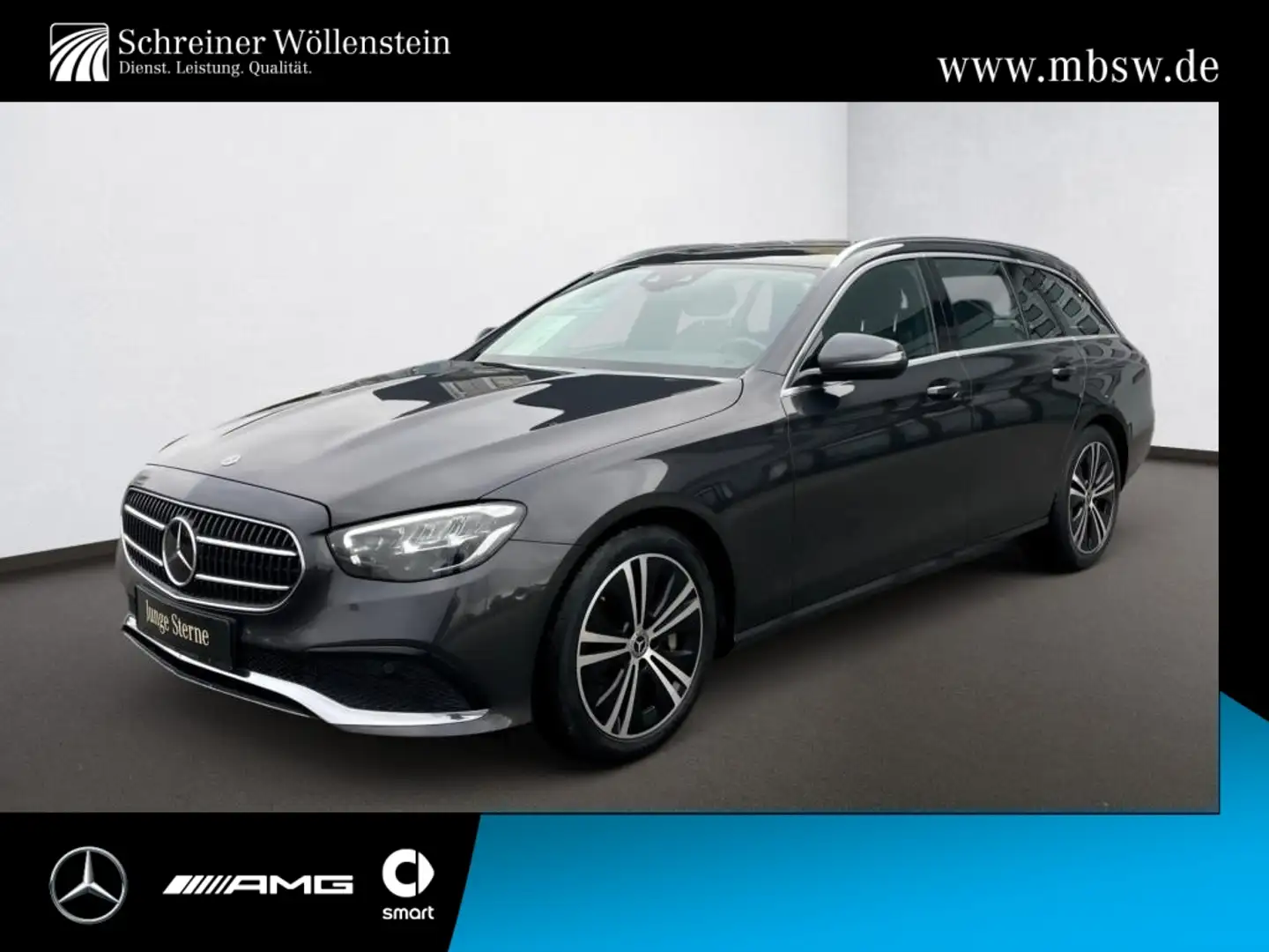 Mercedes-Benz E 400 d 4M T AVANTGARDE*PANO-DACH*WIDE*BURMESTER Grigio - 1
