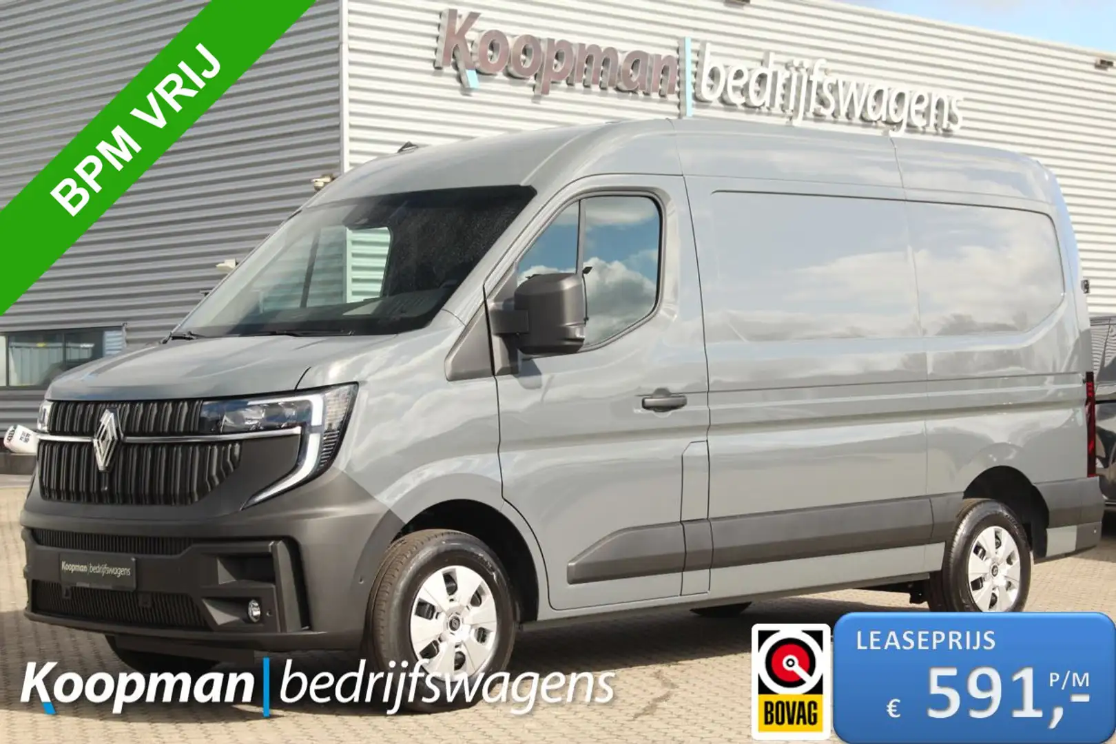 Renault Master T35 2.0dCi 150pk | L2H2 Extra | Android Navi | Cam Gris - 1