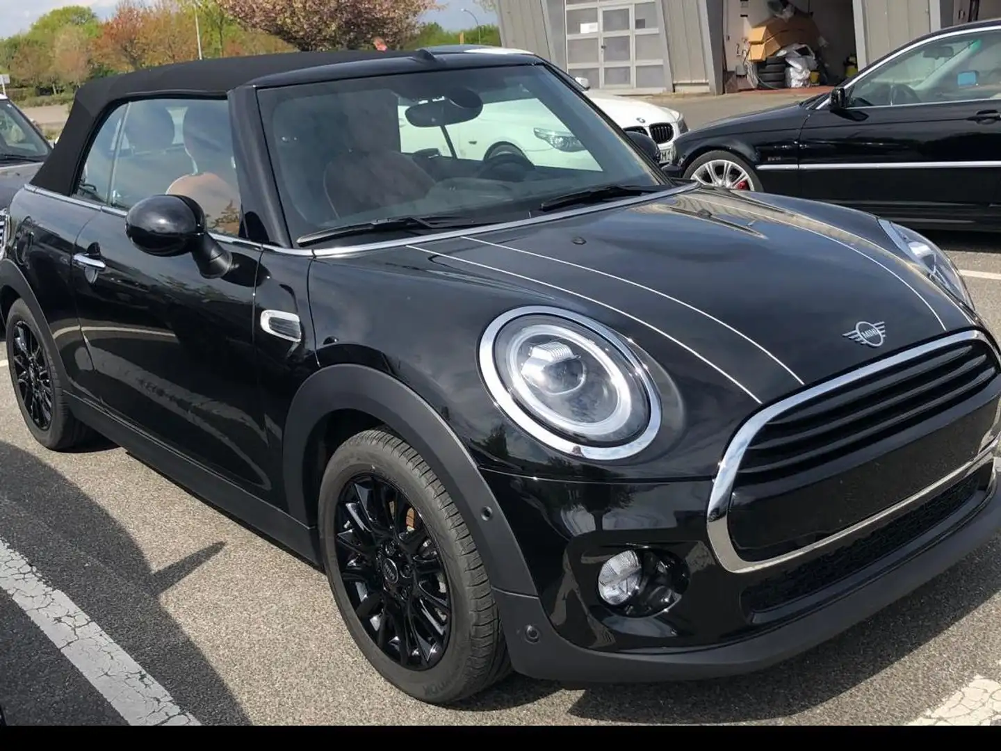 MINI Cooper D Cabrio Pepper Volleder braun, 8xAluräder Navi Чорний - 1