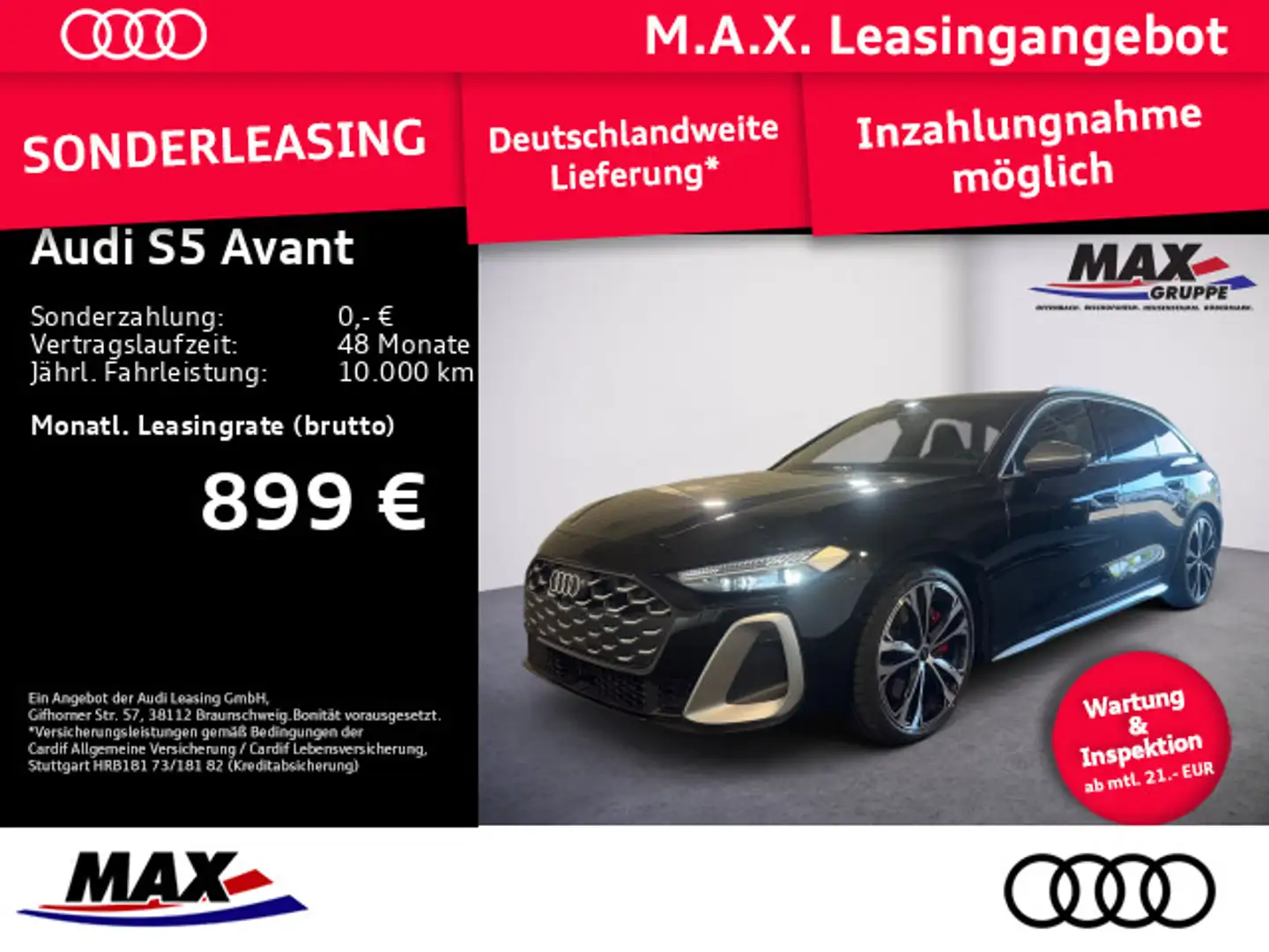 Audi TFSI TECH-PRO+MMI-PRO Schwarz - 1