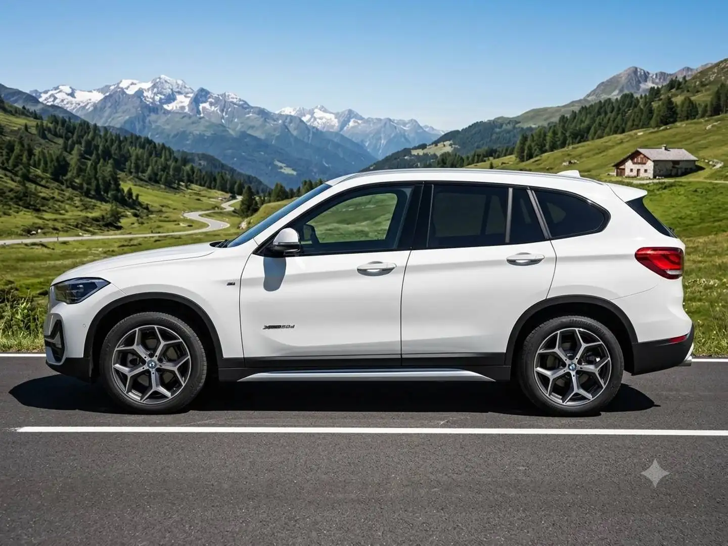 BMW X1 18d xDrive Allrad xLine Automatik SUV / Geländewagen Weiß - 1
