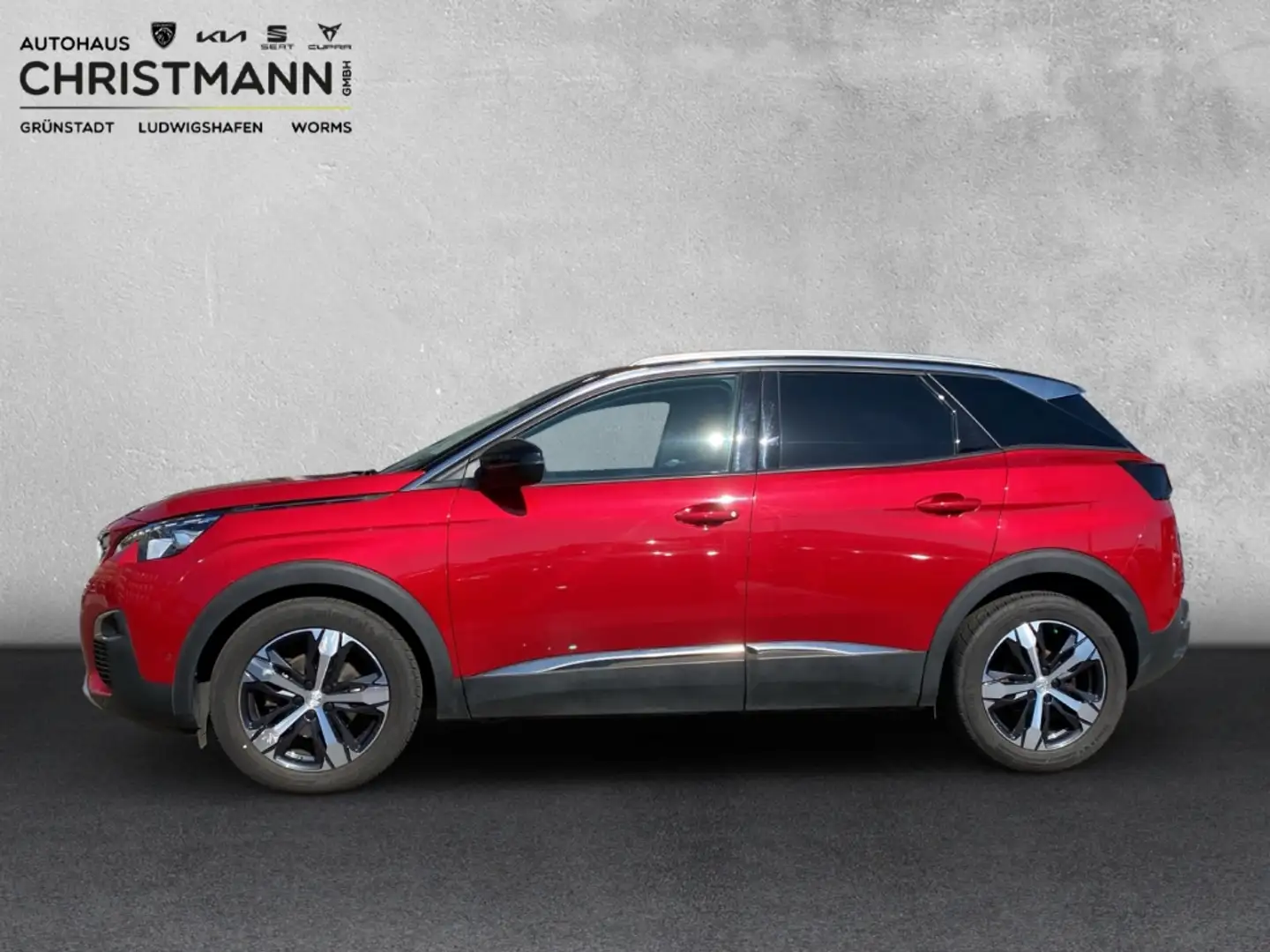 Peugeot 3008 Allure 1.2 PureTech 130 AHK-abnehmbar El. Panodach Rot - 2
