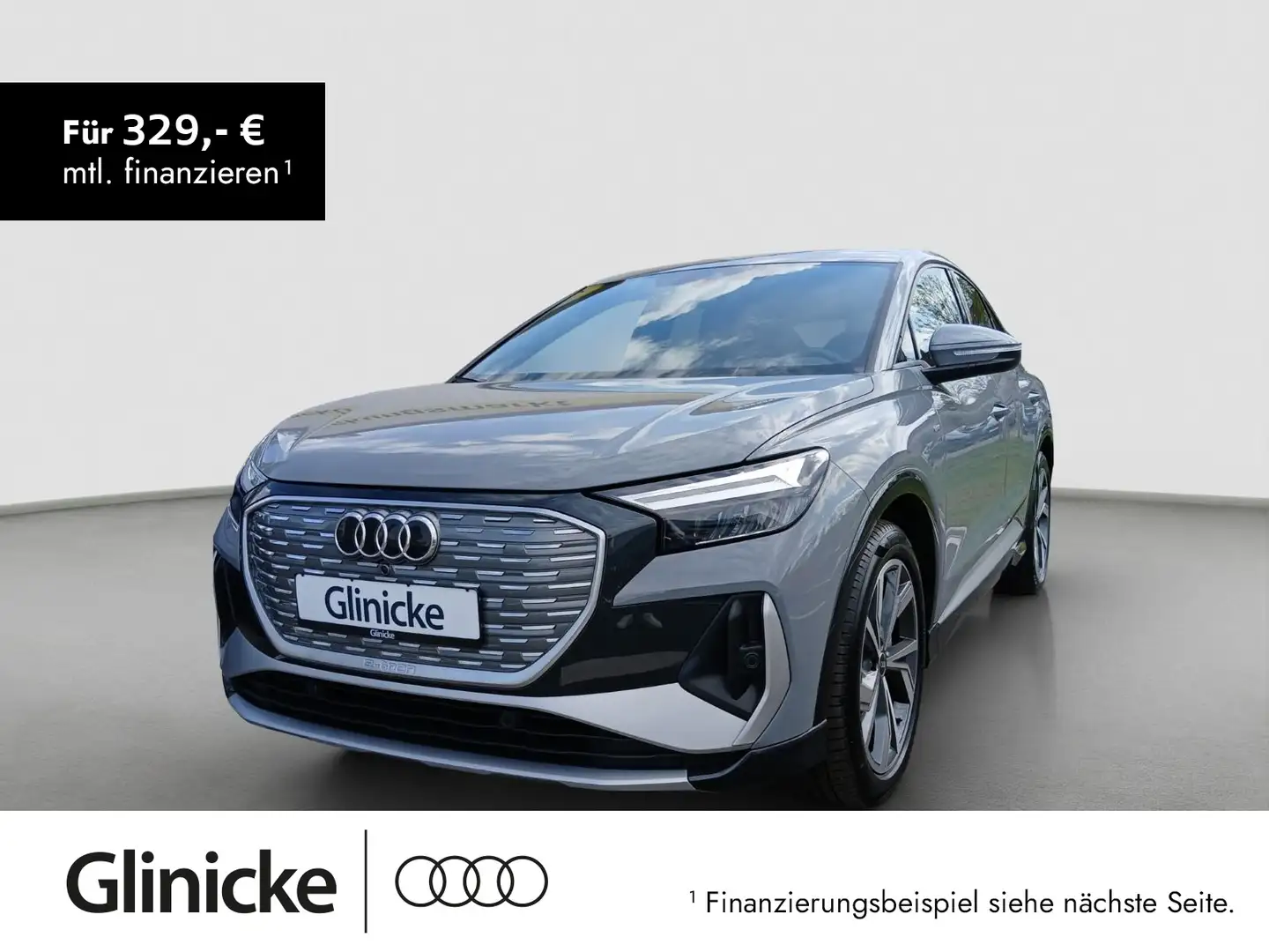 Audi Q4 e-tron Q4 Sportback 40 e-tron S-Line Sportsitze Navi Rü Grau - 1