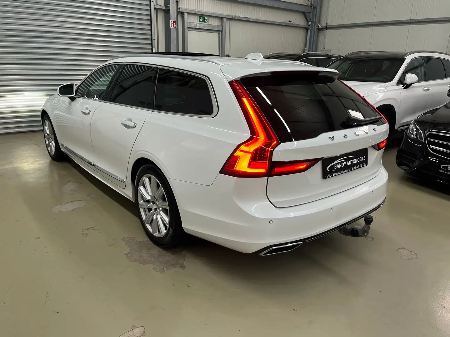 Volvo V90 Inscription AHK LED 360°Kamera HUD MEMO PANO Weiß - 2