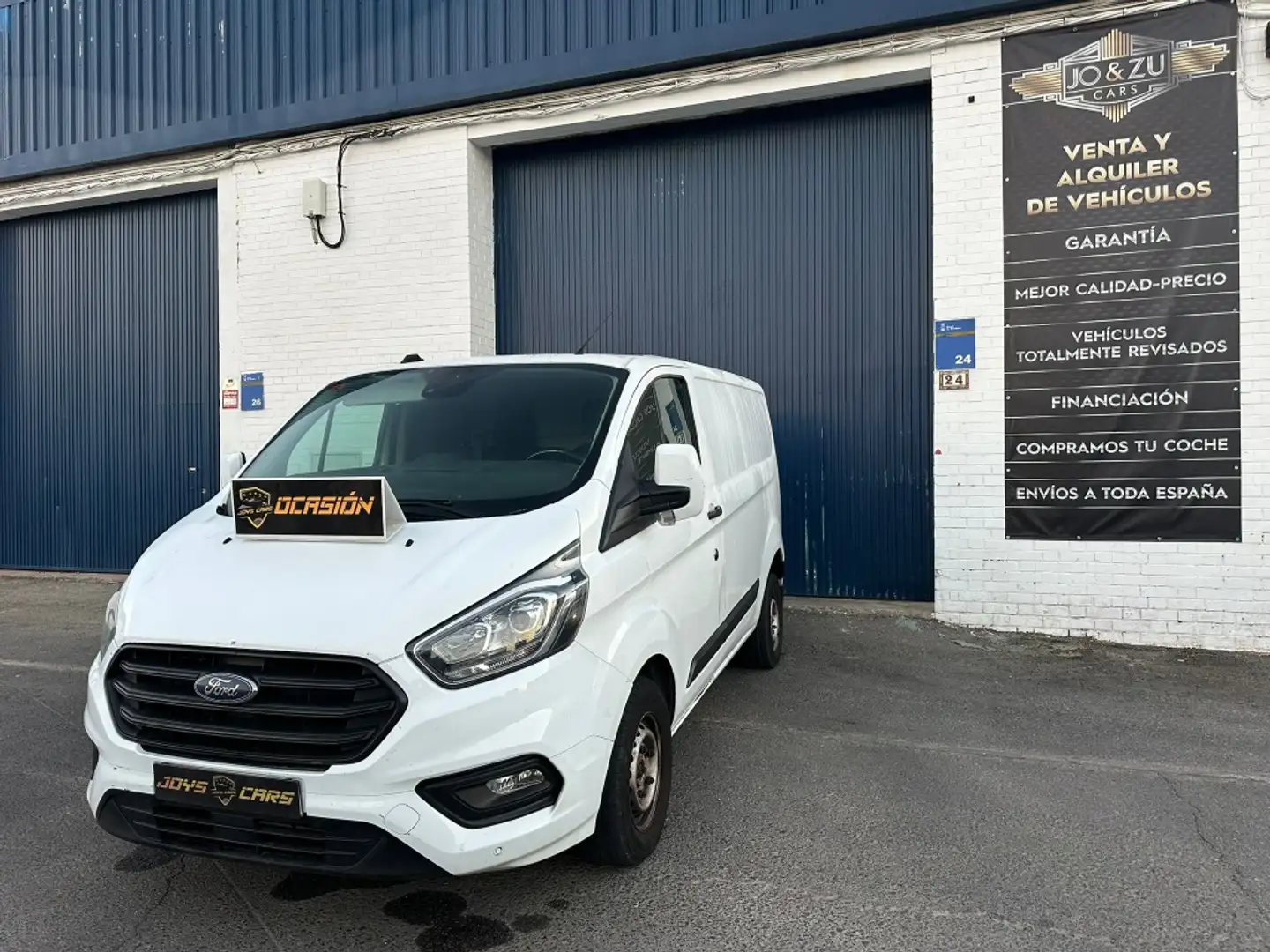 Ford Transit Custom FT 300 L1 Van Trail EcoBlue Hybrid Blanco - 2