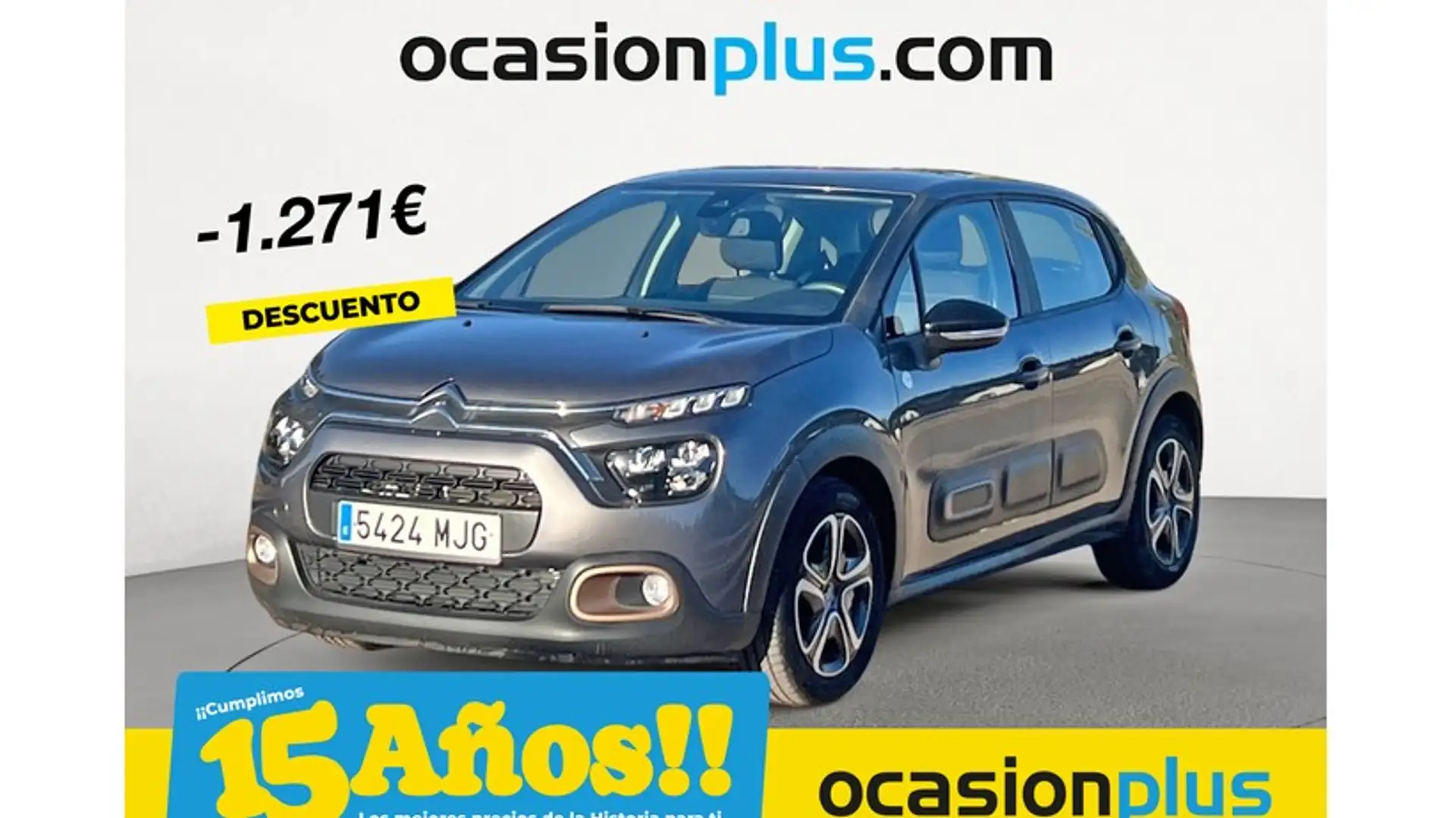 Citroen C3 1.2 PureTech S&S C-Series 83 Grijs - 1