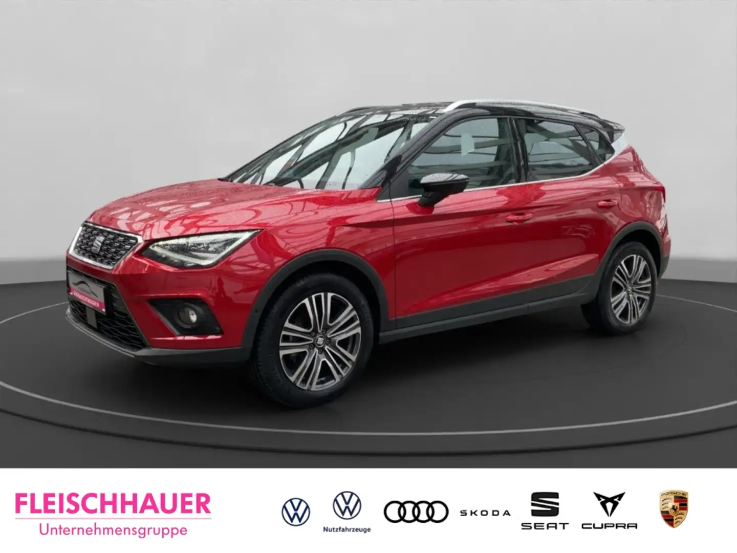 SEAT Arona 1.6 TDI Navi LED ACC Apple CarPlay Klima Rot - 1