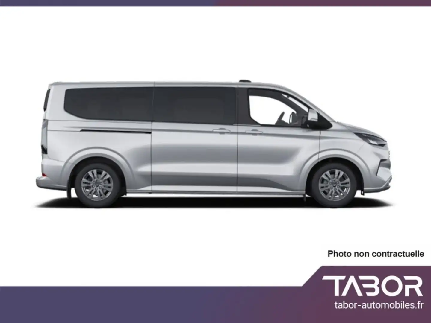 Ford Tourneo Custom 2.0 TDCi 170 Aut Tit 320 L2 Plateado - 2