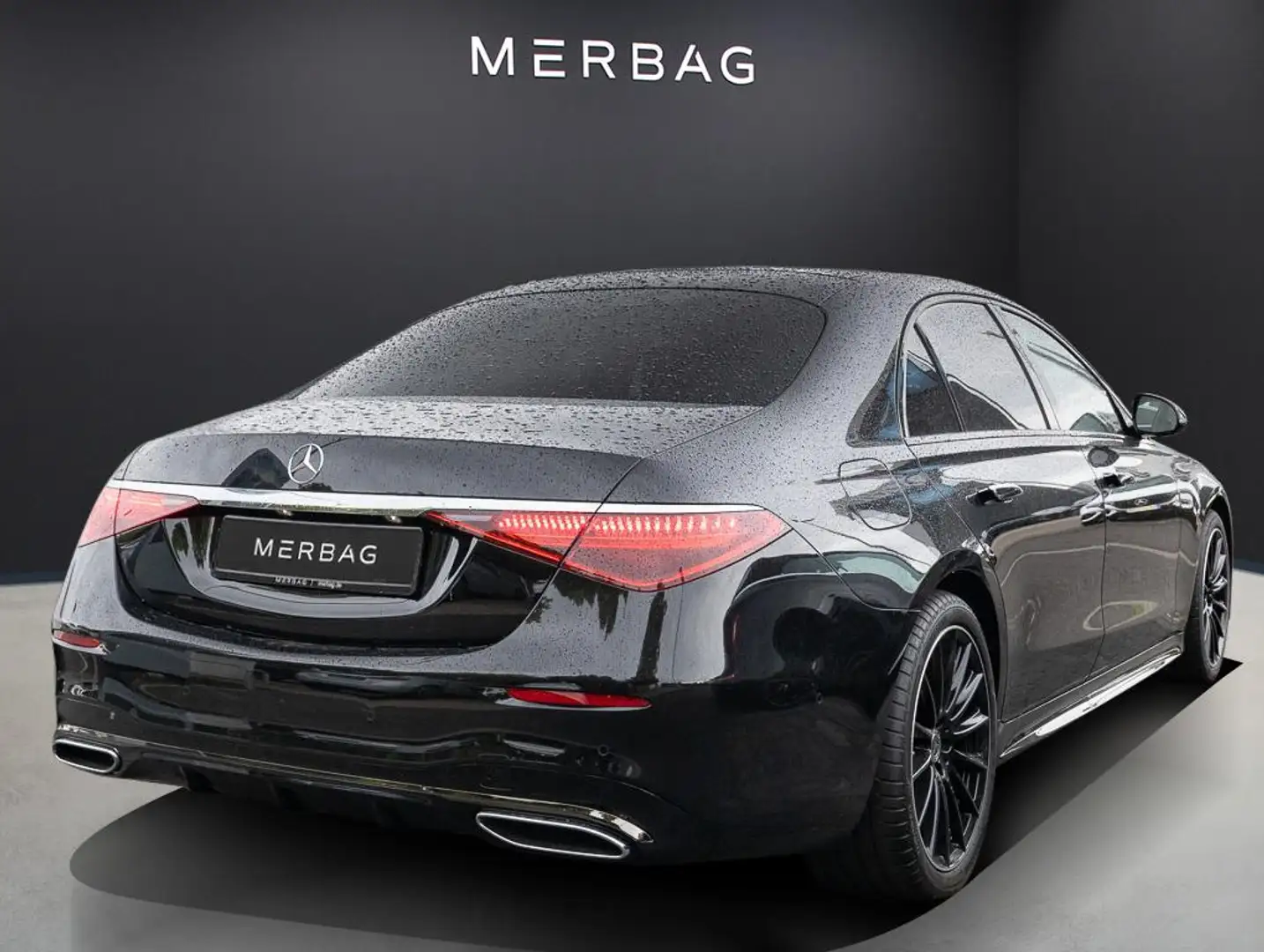 Mercedes-Benz S 350 d Limousine lang Pano AkustikGlas ACC LED Noir - 2