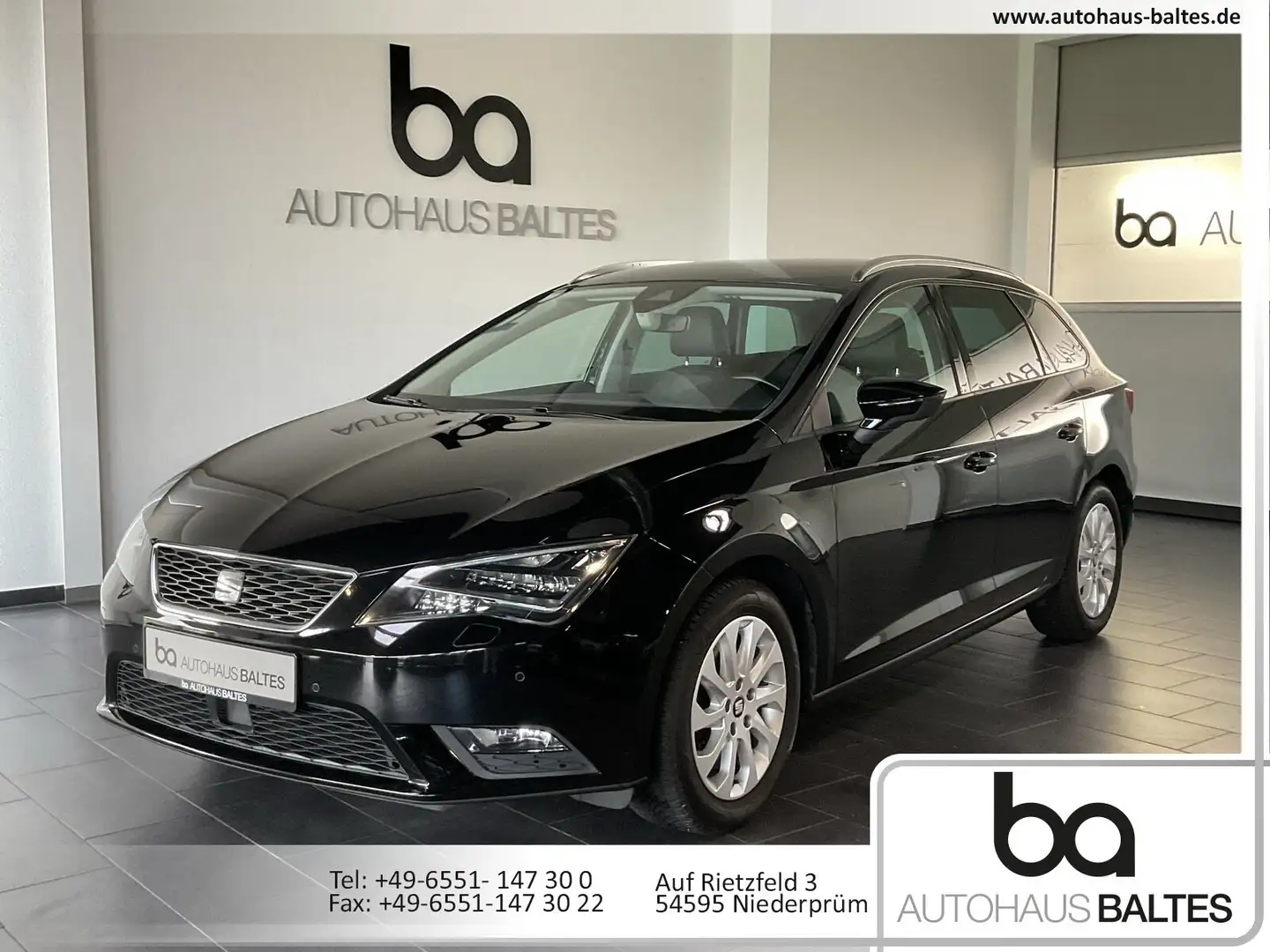 SEAT Leon Leon ST 1.4l TSI Style Navi/LED/Leder/ACC/Sound Schwarz - 1
