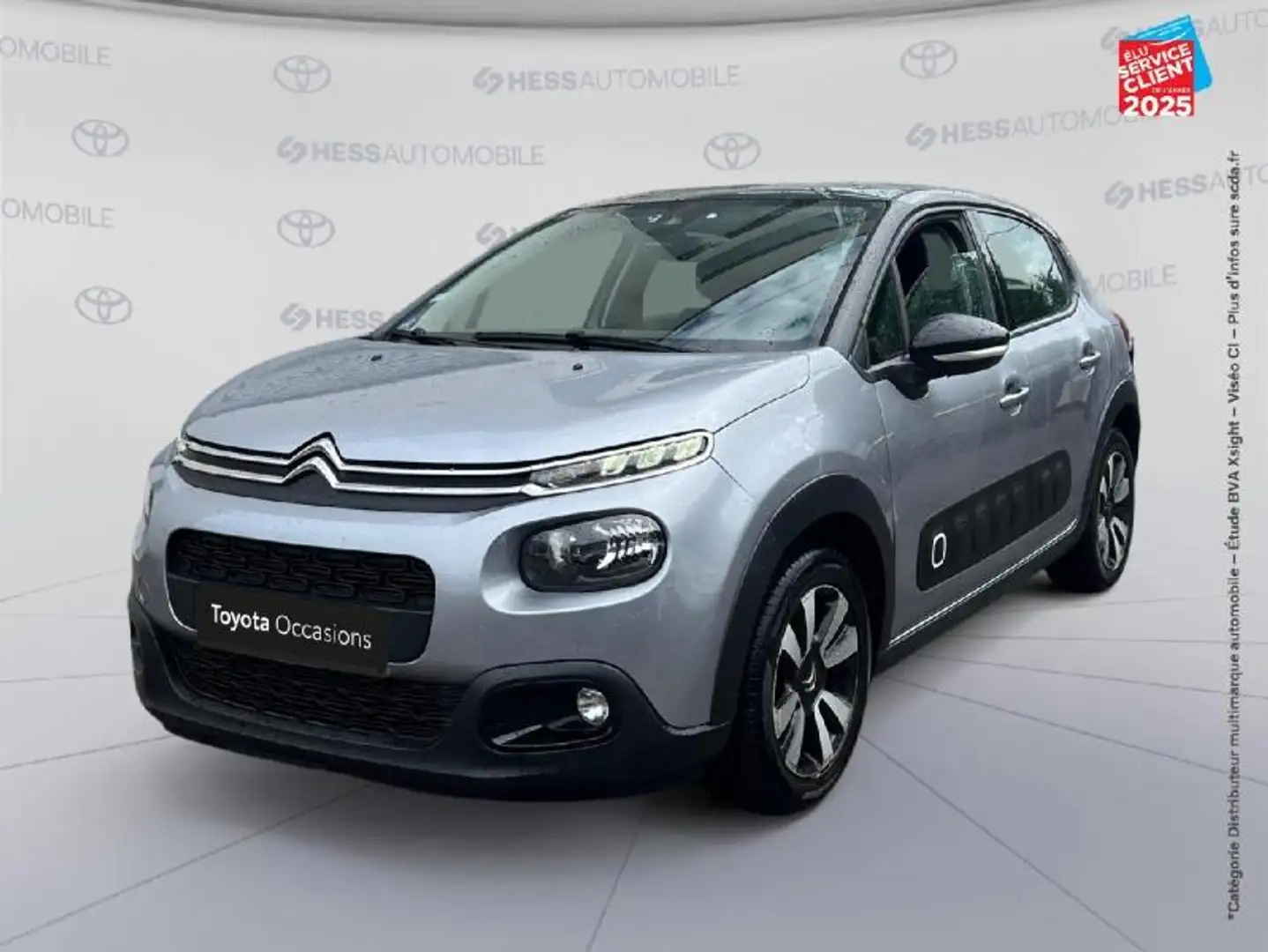 Citroen C3 PureTech 82ch Shine S\u0026S E6.d Gris - 1