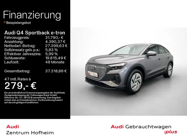 Audi Q4 e-tron *LED*Virtual*Navi+*Sportsitze